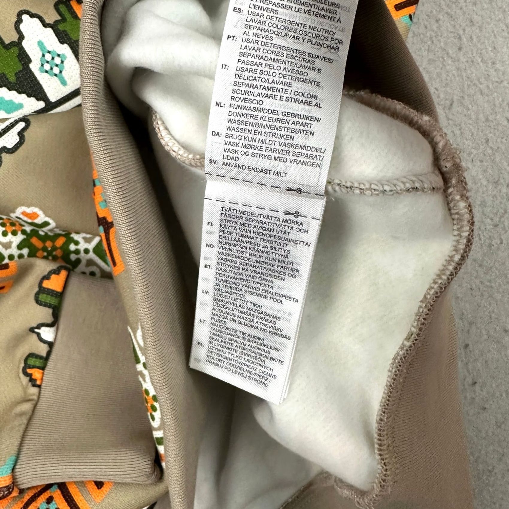 Adidas Adidas Hoodie Men Medium Trace Khaki Geometric Graphic Pixel Print Sweatshirt M Size US M / EU 48-50 / 2 - 5 Thumbnail