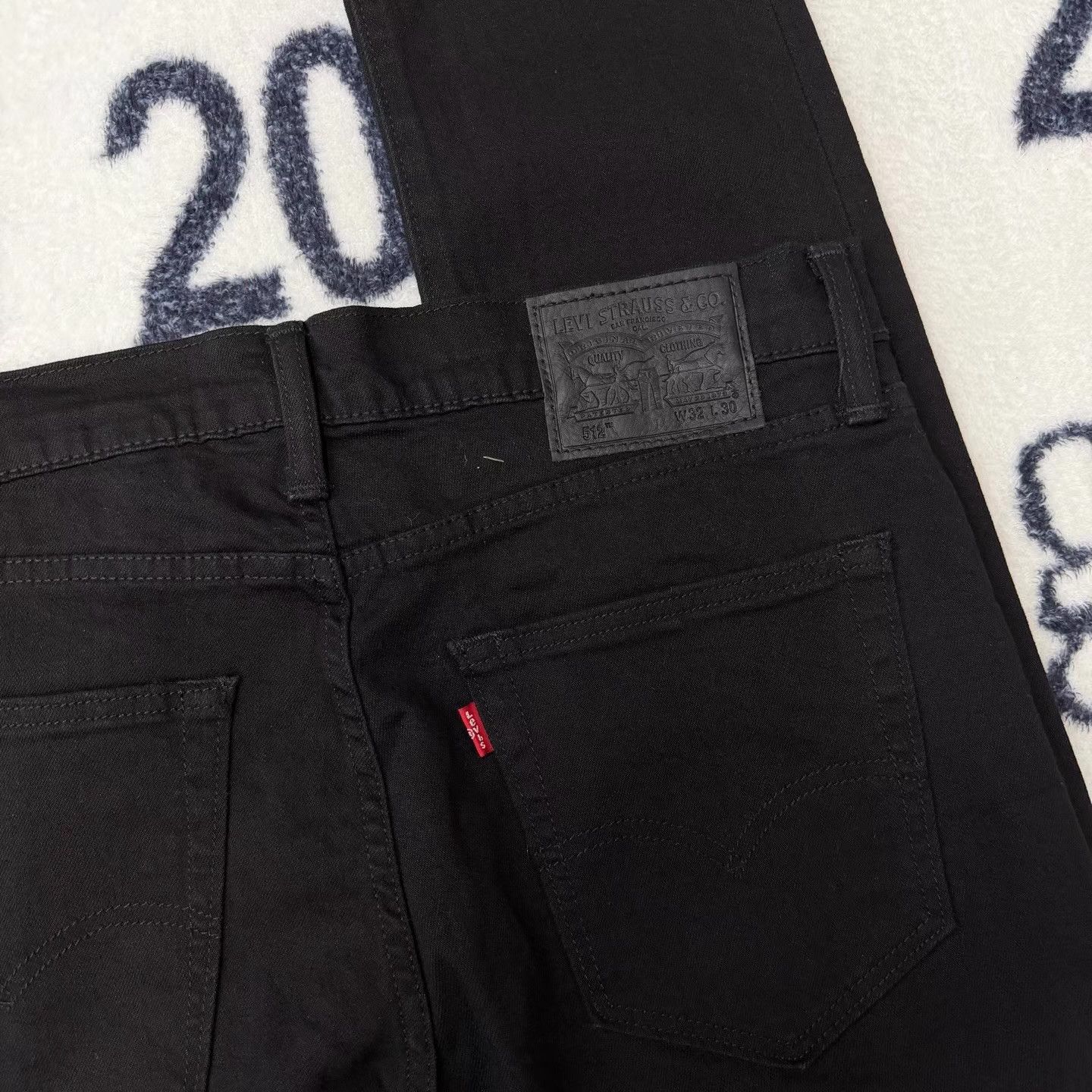 Levi's Levi's 512 Black Jeans Q10 Size US 38 / EU 54 - 3 Thumbnail