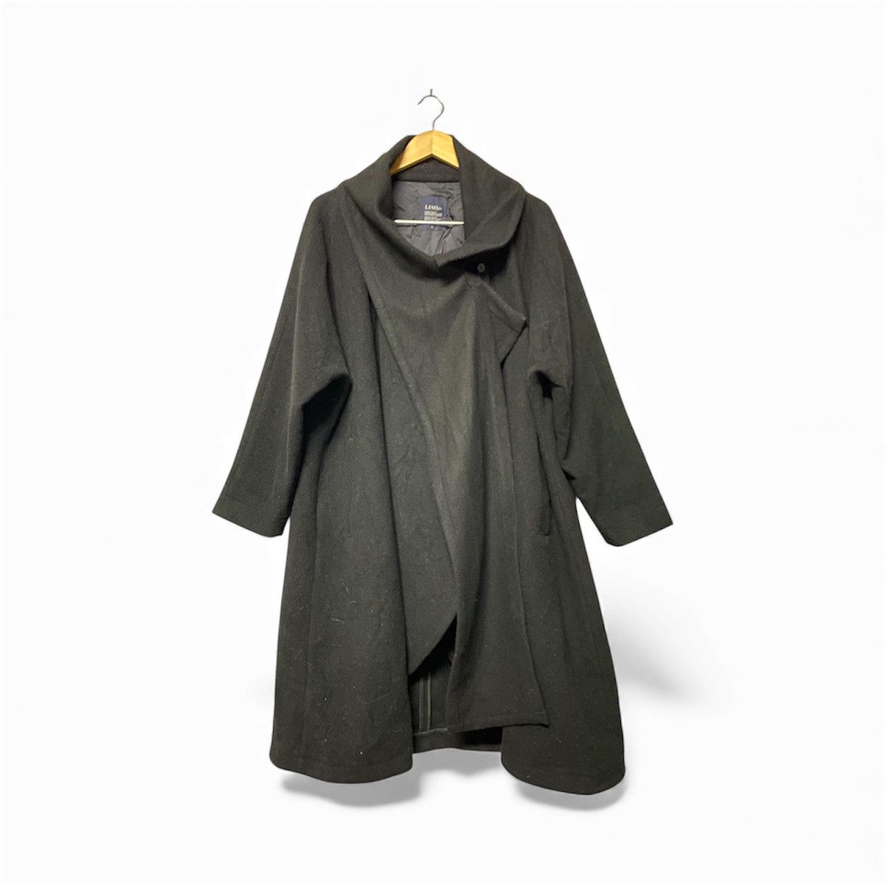 Yohji Yamamoto Limi-Feu by Yohjiyamamoyo asyhmetrical design wool jacket Size US S / EU 44-46 / 1 - 2 Thumbnail