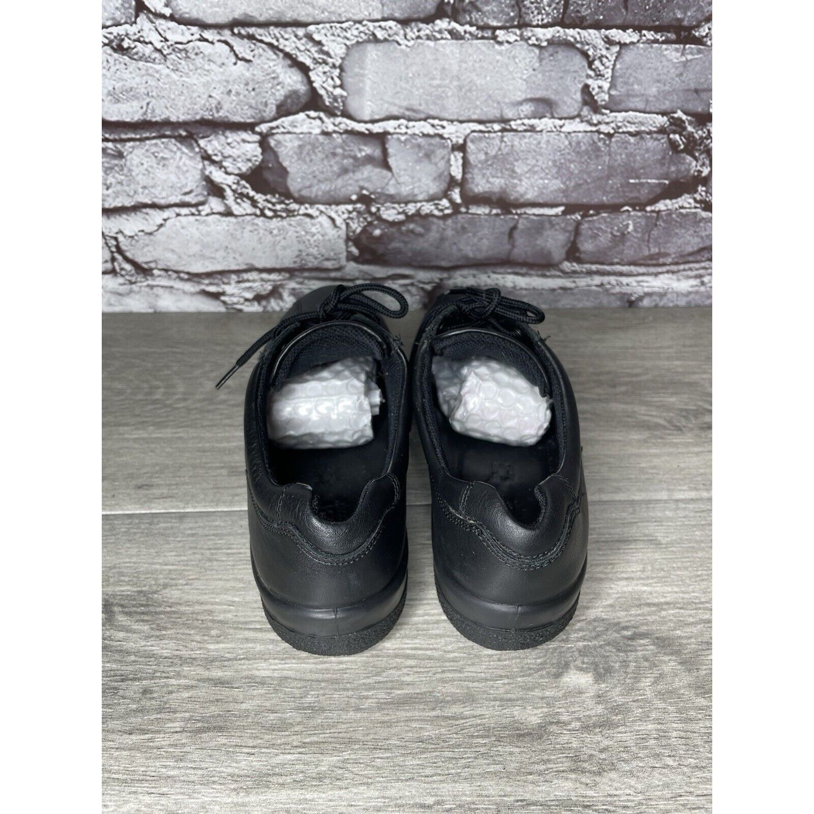 BOTTER Hotter Black Leather Lace Up Casual Comfort Shoes Women Sz 7 Size US 7 / IT 37 - 5 Thumbnail