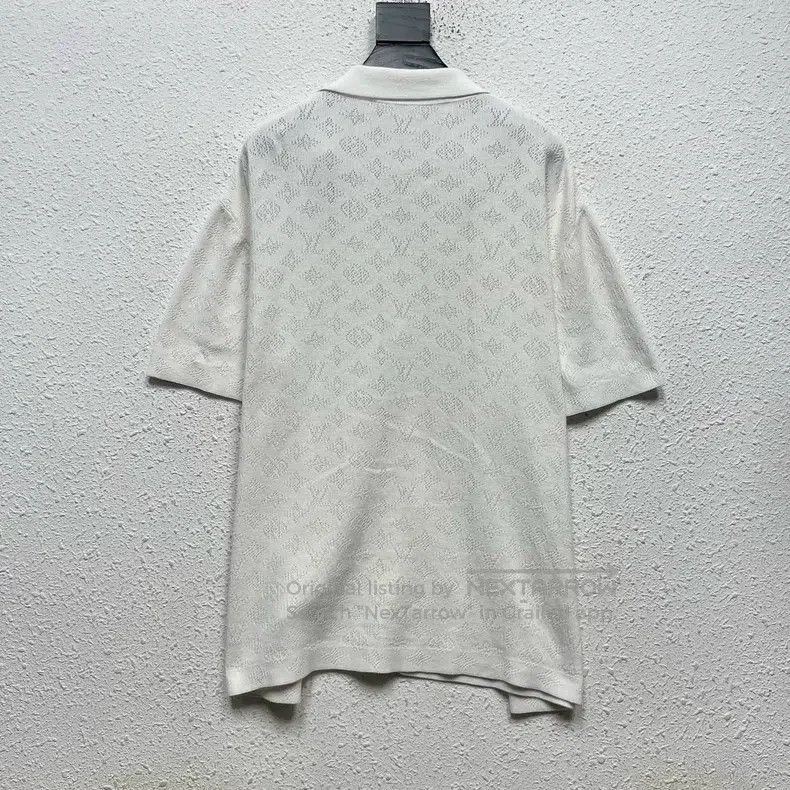 Louis Vuitton Louis Vuitton 2025fw latest white knitted short sleeve shi Size US L / EU 52-54 / 3 - 2 Thumbnail