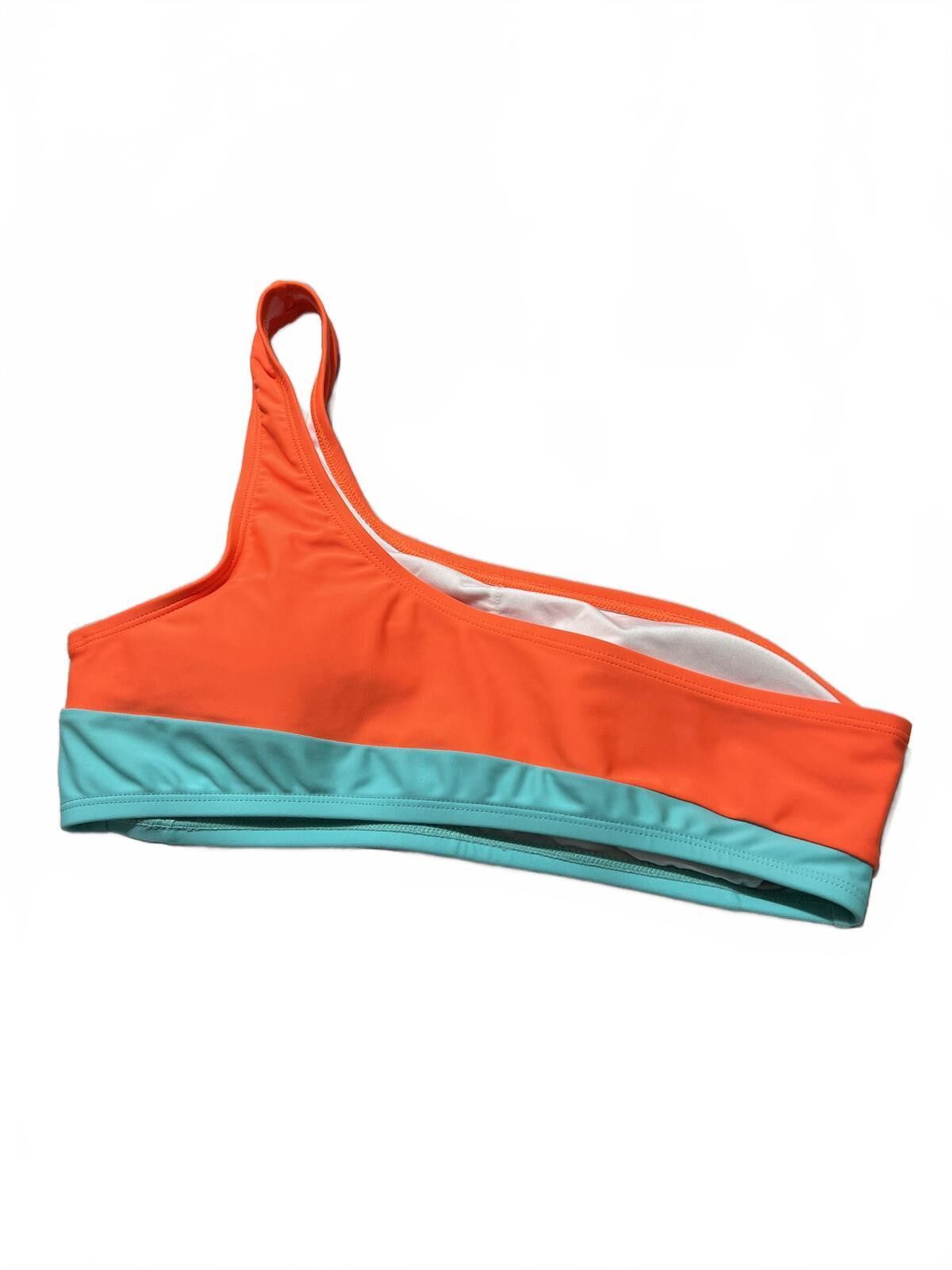 Other Cupshe Two-Tone One-Shoulder High-Waisted Bikini Set L Size ONE SIZE - 7 Thumbnail