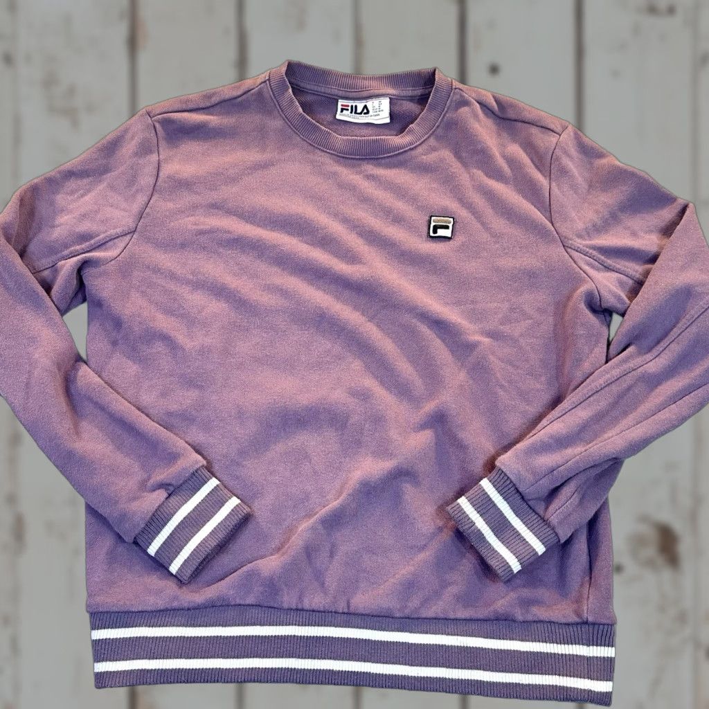 Fila FILA Purple Crewneck Soft Pullover Logo Sweatshirt Women’s M Size M / US 6-8 / IT 42-44 - 1 Thumbnail