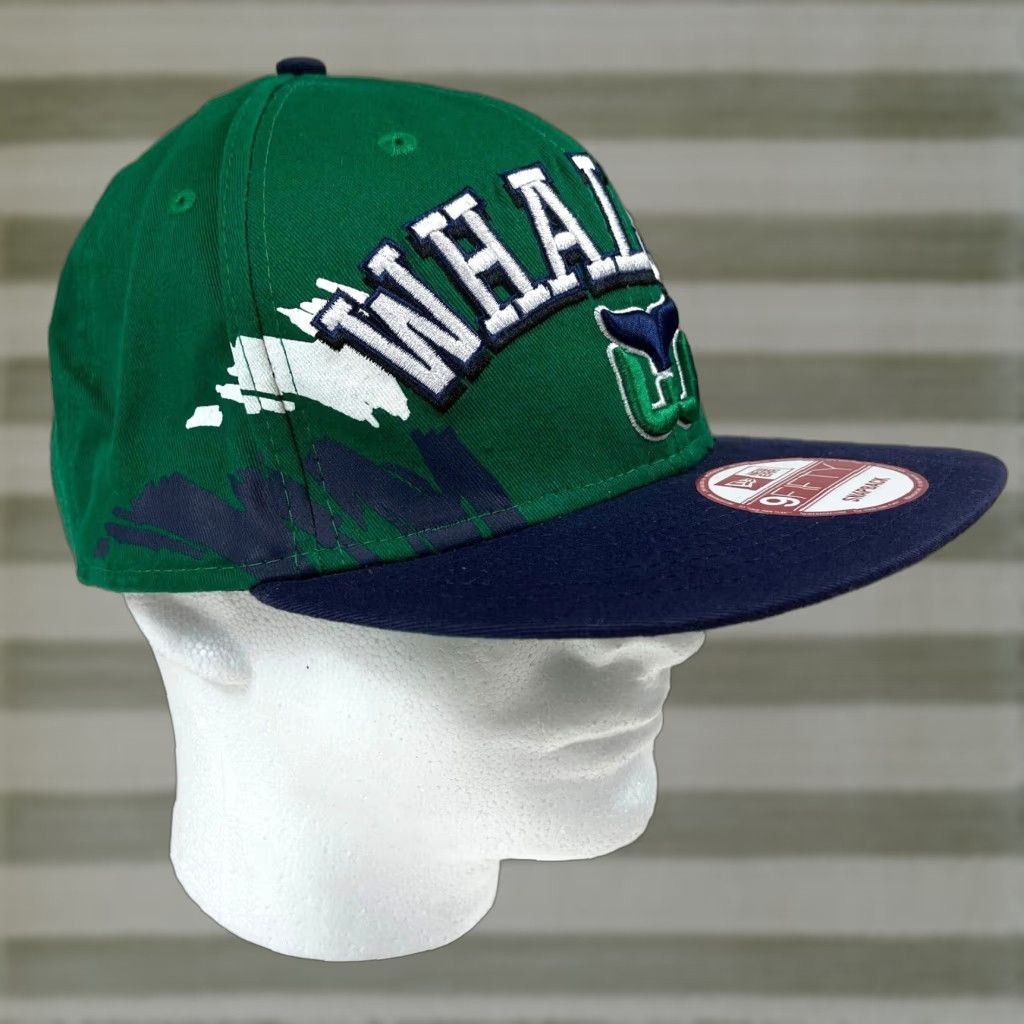 New Era NWT Hartford Whalers Vintage Hockey Snapback Cap New Era 9Fifty Green One Size Mens Hat Size ONE SIZE - 1 Thumbnail