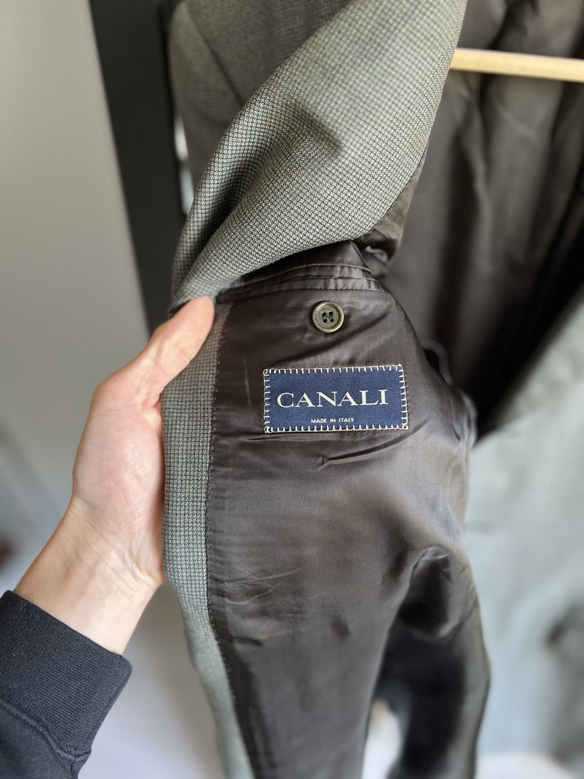 Canali Canali Vintage Pure Wool 100% Blazer Size 52R - 10 Thumbnail