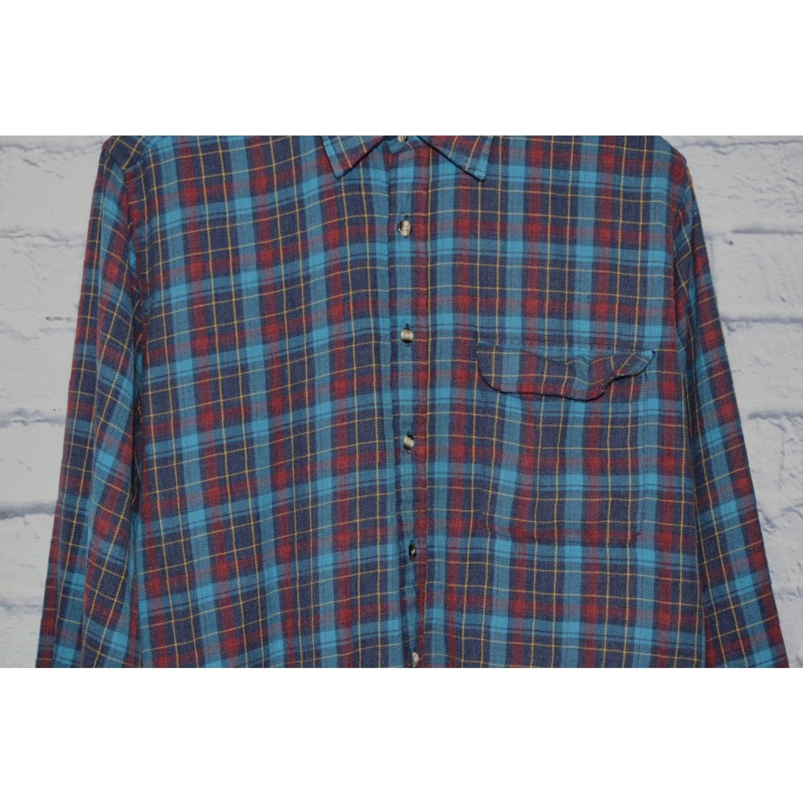 Sears VINTAGE Sears Roebuck Single Needle Tailoring Flannel Shirt Mens Fits Medium Shirt Size US M / EU 48-50 / 2 - 3 Thumbnail