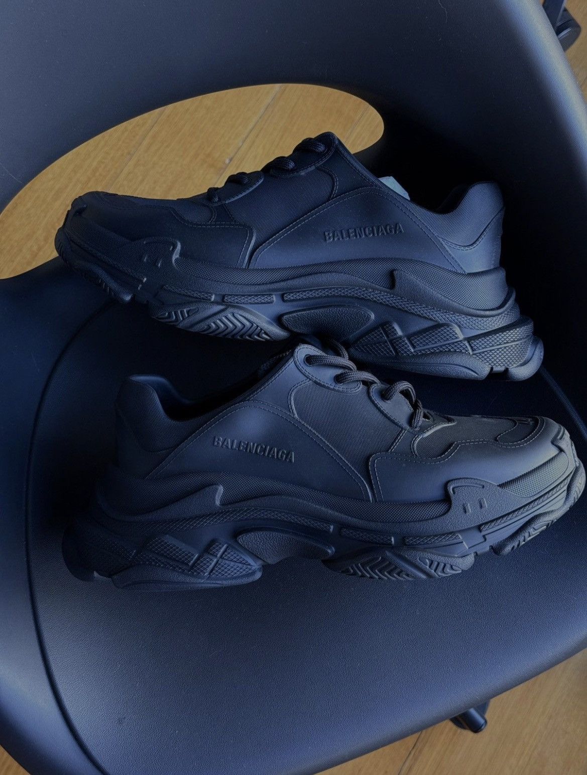 Balenciaga Balenciaga triple S mold sneaker “black” Size US 11 / EU 44 - 5 Thumbnail