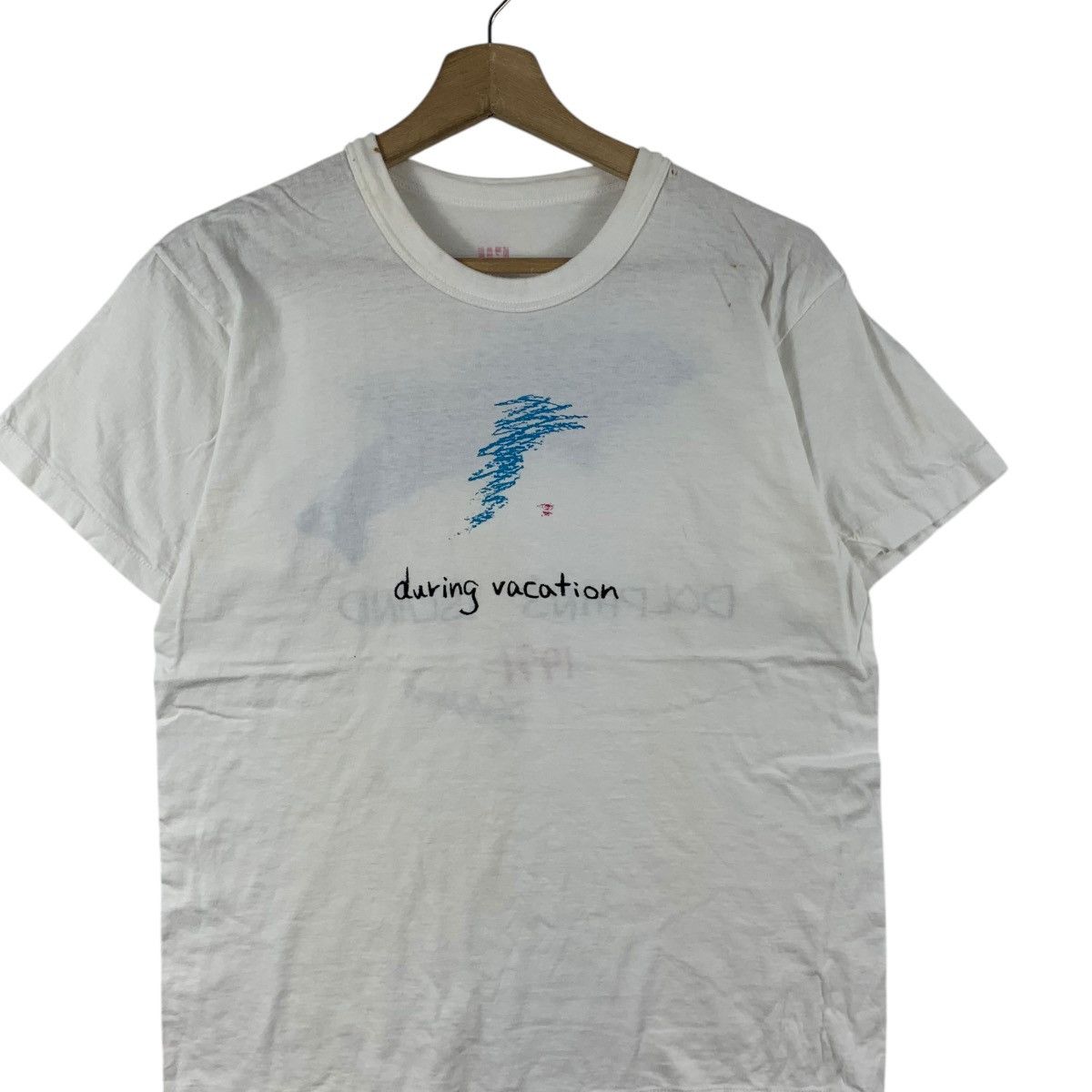 Vintage Vintage 1991 DOLPHIN’S ISLAND LONG VACATION Tee Shirt Top Size S / US 4 / IT 40 - 3 Thumbnail