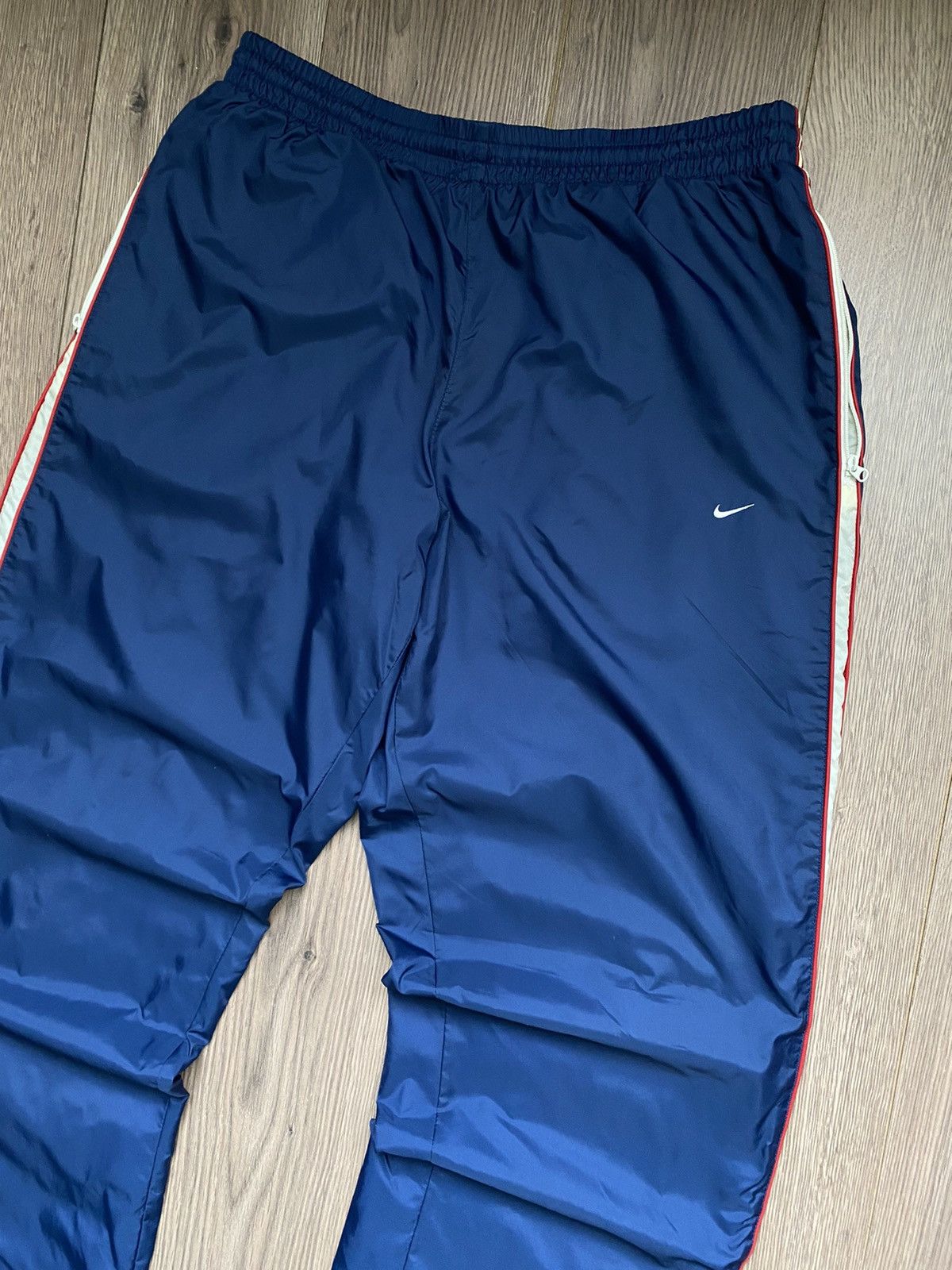 Nike × Vintage Vintage Nike 90’s Nylon Blue Pants Men’s Size M Size US 34 / EU 50 - 4 Thumbnail