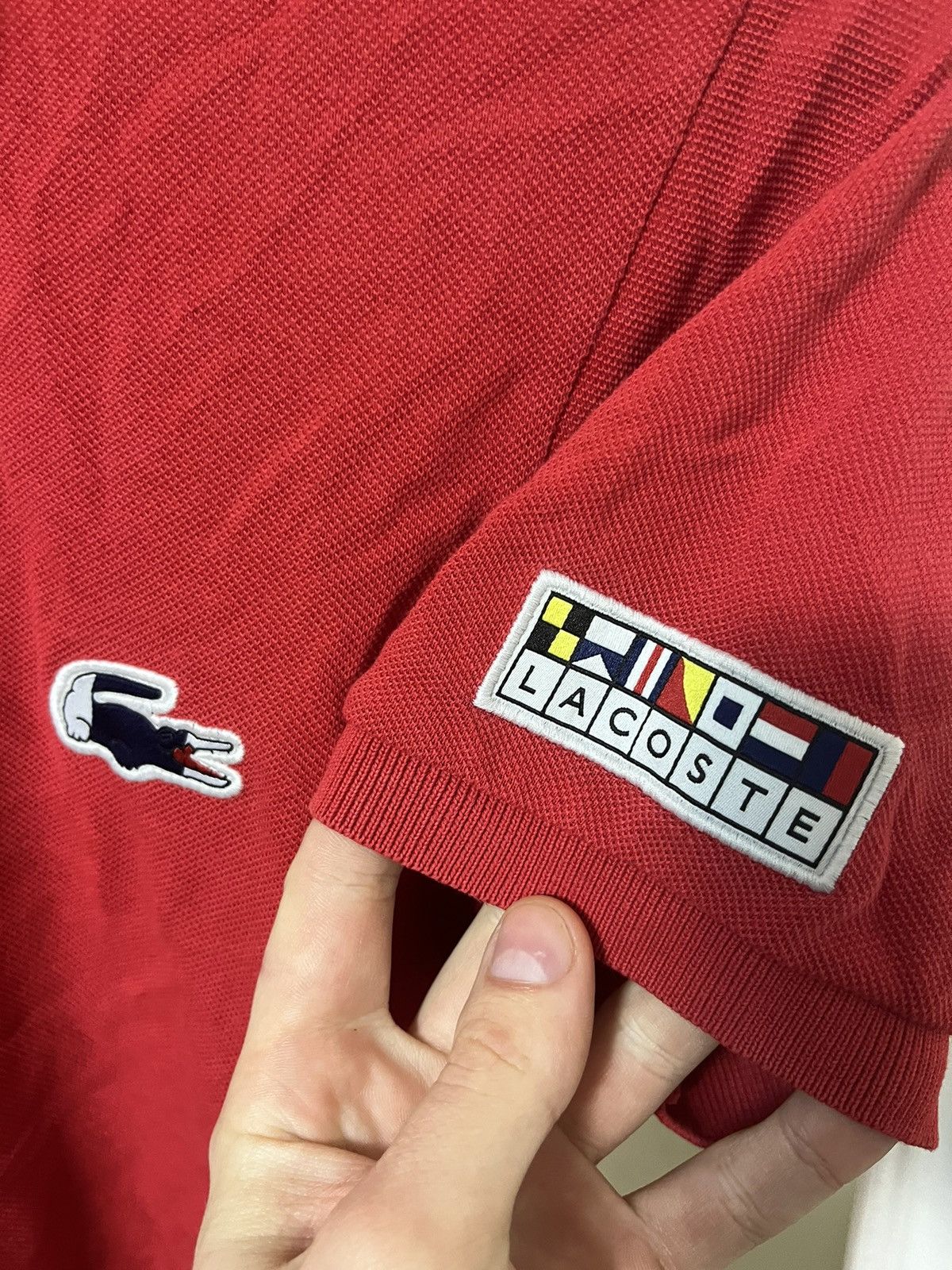 Lacoste × Vintage Lacoste Big Croco France Polo Size US S / EU 44-46 / 1 - 8 Thumbnail