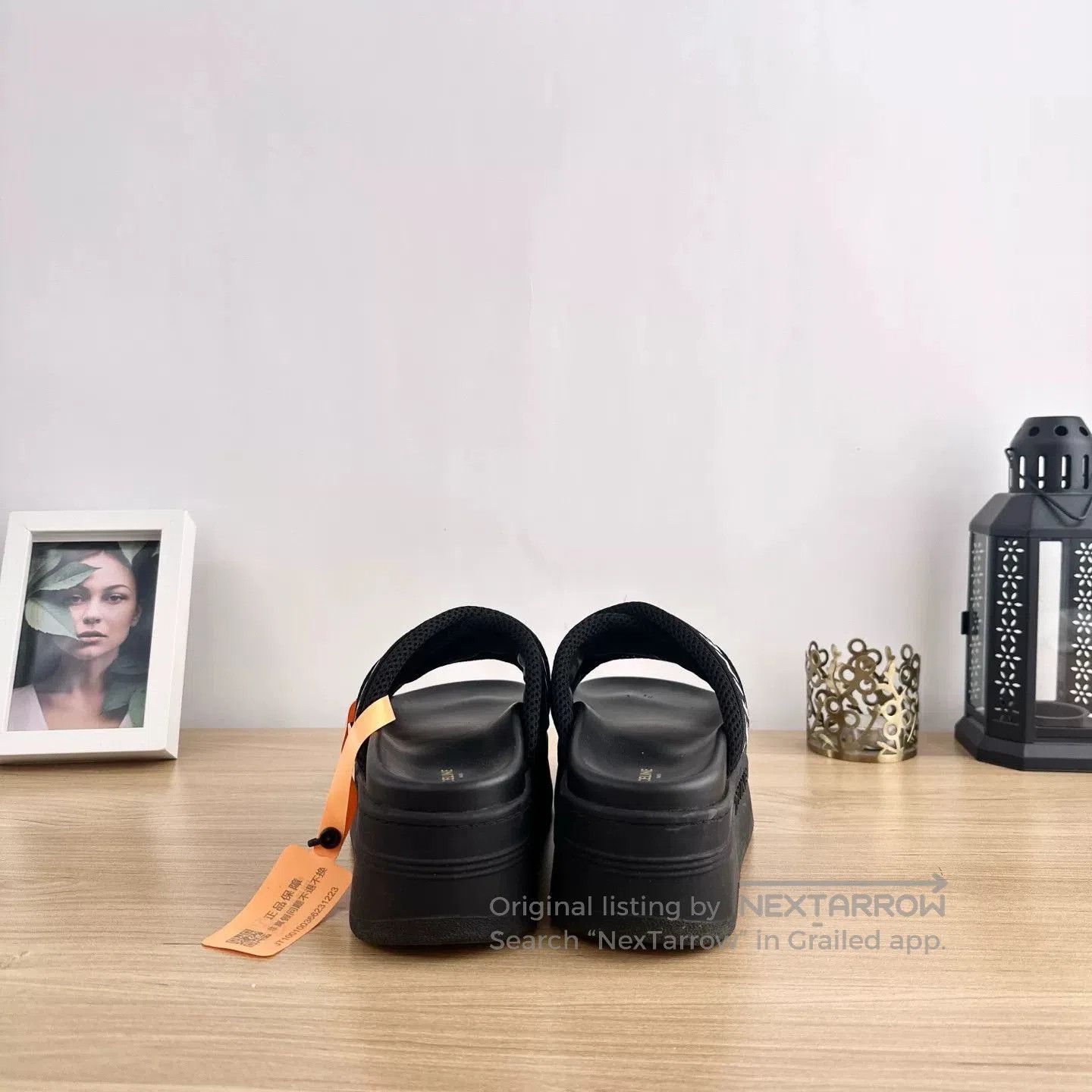 Celine Celine Triomphe Black Platform Slides. Size US 5 / IT 35 - 5 Thumbnail