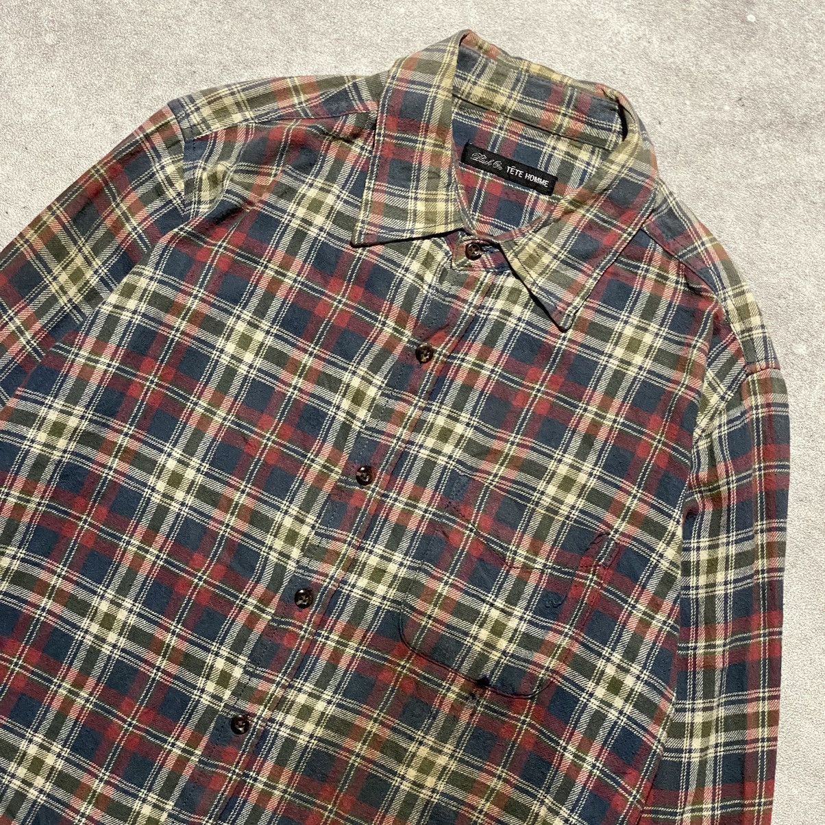 Tete Homme Tete Homme Herringbone Shirt Size US M / EU 48-50 / 2 - 2 Thumbnail