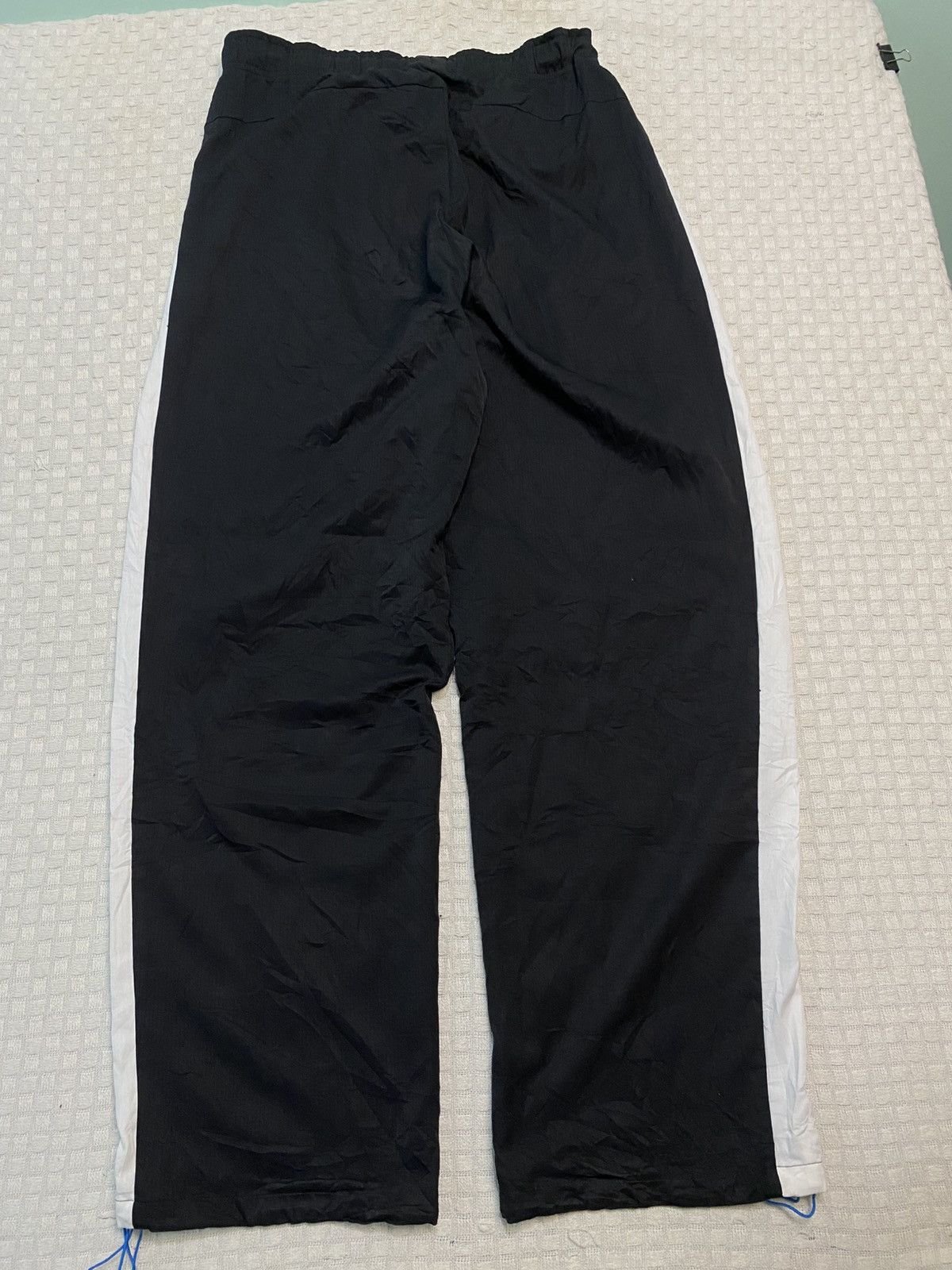 Carhartt Wip × Nike 💥VINTAGE NIKE SUPER BAGGY NYLON 90S WIDE LEG TRACK PANTS Y2K Size US 30 / EU 46 - 10 Thumbnail