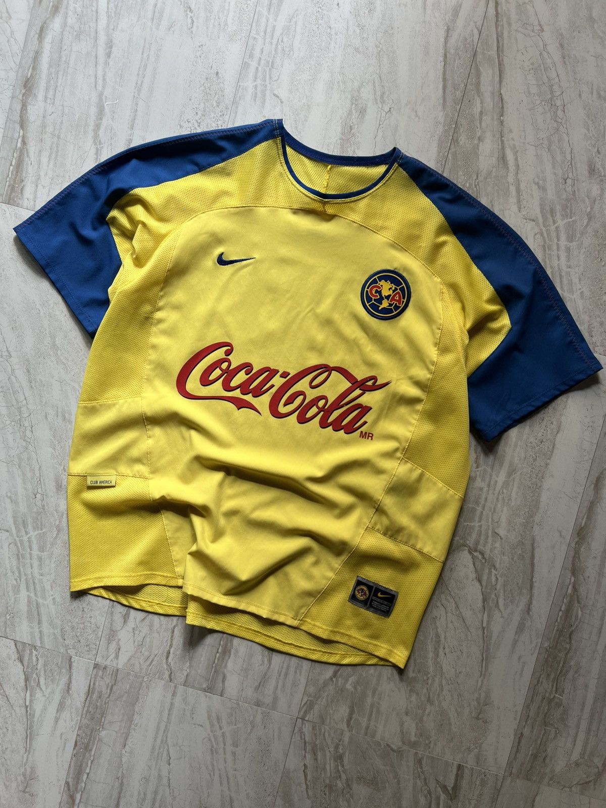 Nike Vintage Nike Club America FC T90 Soccer Futbol Jersey Kit Size US L / EU 52-54 / 3 - 1 Thumbnail