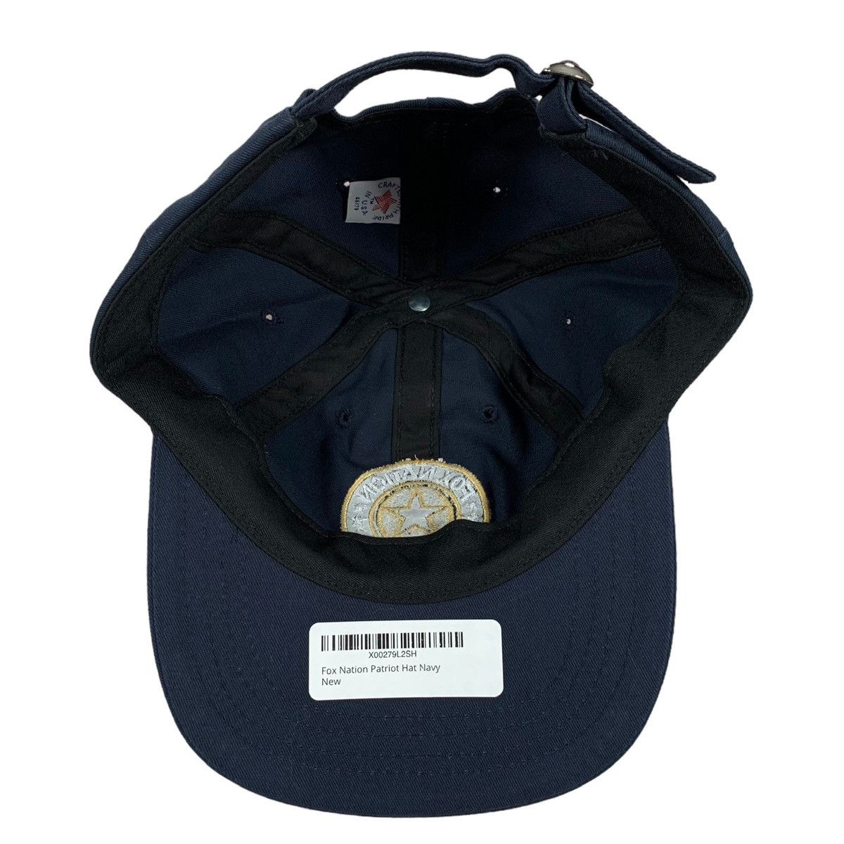 Vintage Fox Nation Patriot Navy Blue Embroidered Strapback Hat Size ONE SIZE - 4 Thumbnail