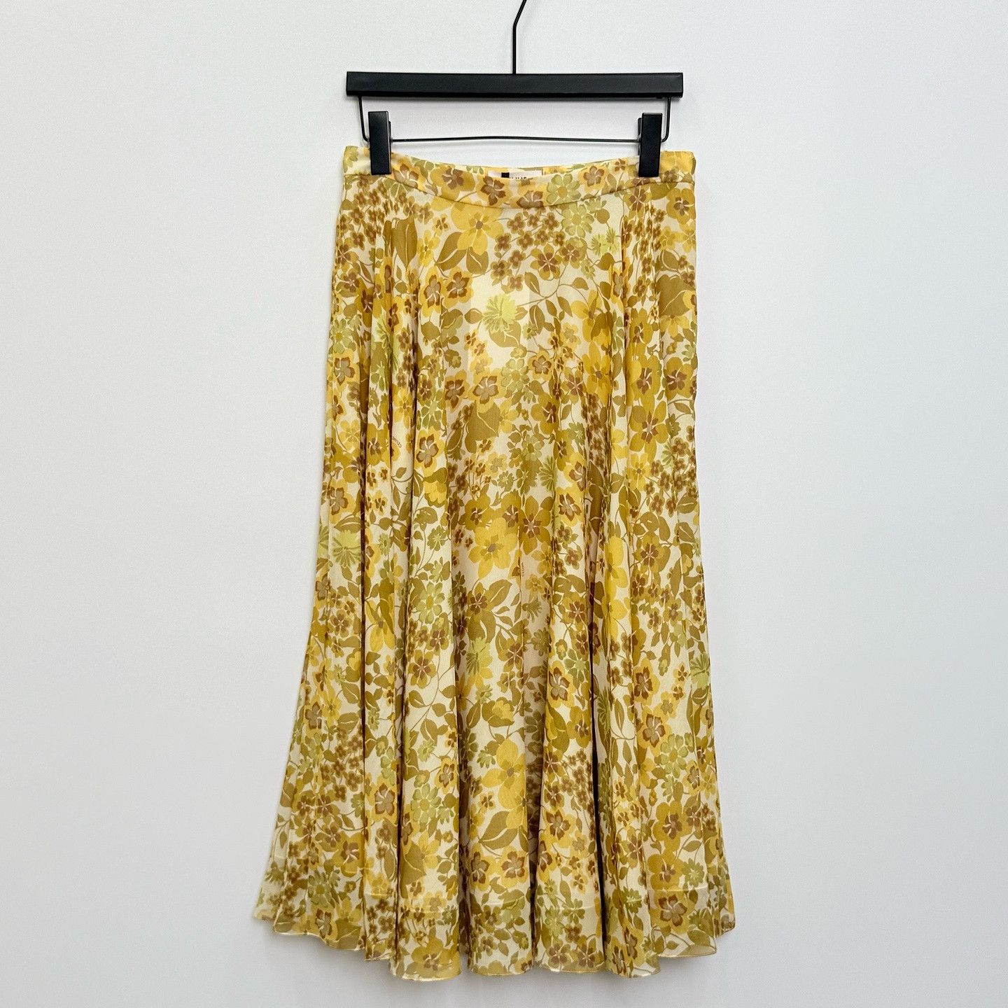 Celine Celine Floral Silk Midi Skirt Size 36 Size 26" / US 2 / IT 38 - 1 Thumbnail