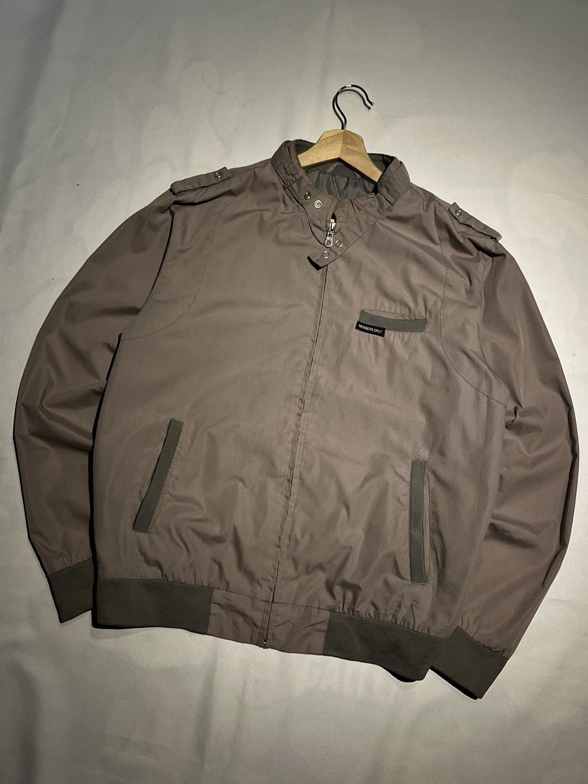 Members Only × Vintage Members Only Vintage 90s Europe Craft Bomber Jacket zip up Size US L / EU 52-54 / 3 - 3 Thumbnail