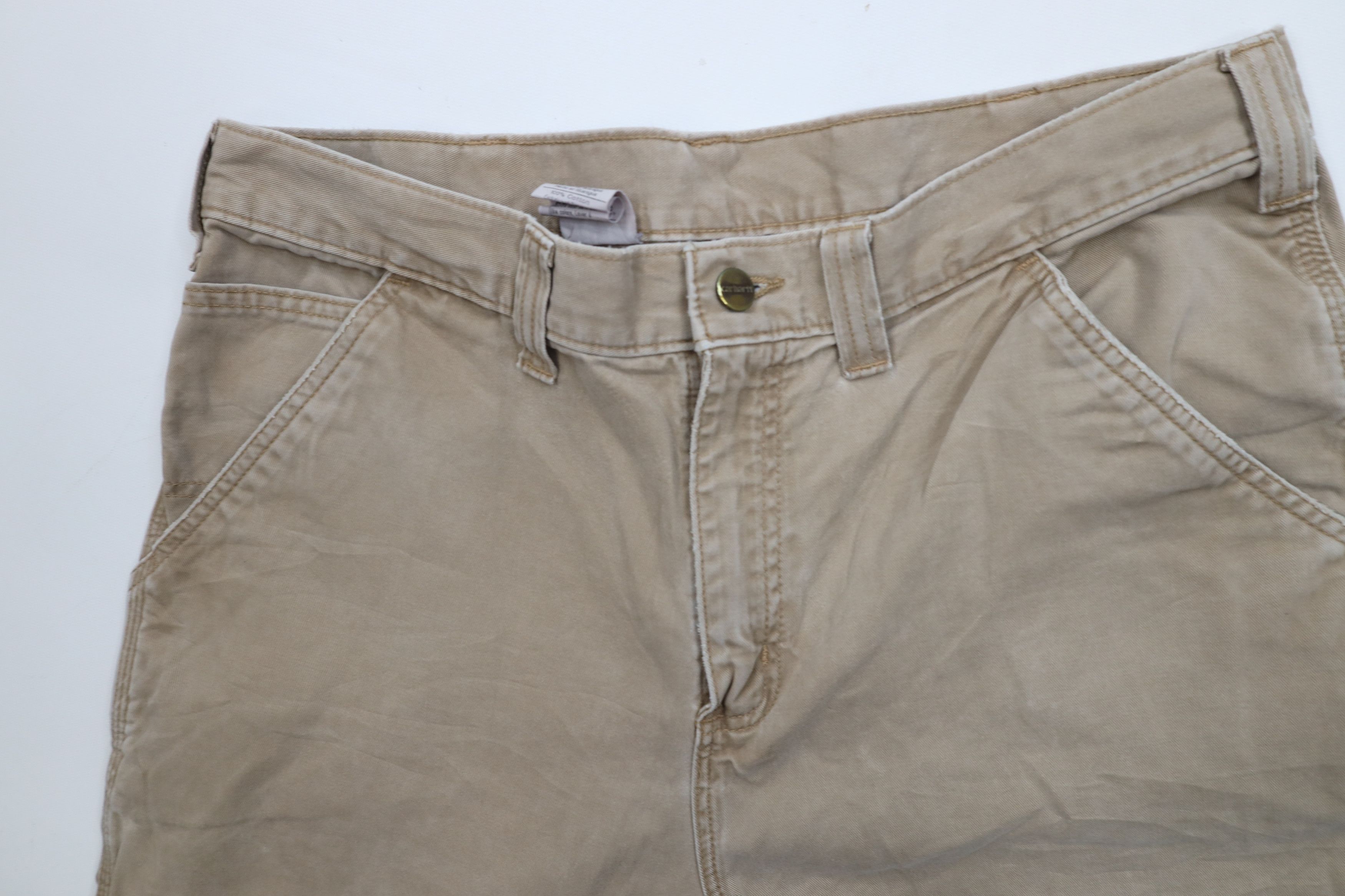 Carhartt × Vintage Vintage Y2K Carhartt Relaxed Fit Wide Leg Dungaree Pants Size US 35 - 8 Thumbnail
