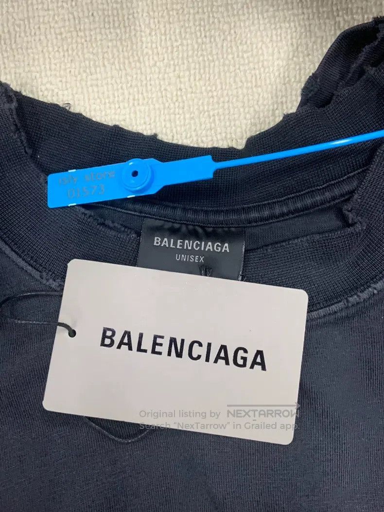 Balenciaga Balenciaga Tape Short Sleeve T-Shirt Size US M / EU 48-50 / 2 - 3 Thumbnail