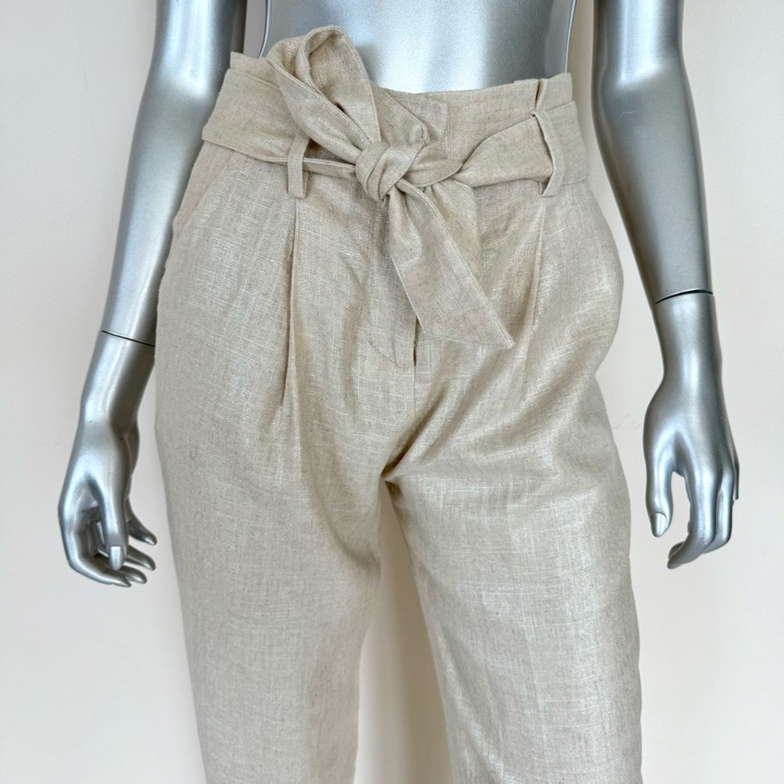 Veronica Beard NEW! Veronica Beard women linen ankle pants size 0 Authentic Size 25" / US 0 / IT 36 - 2 Thumbnail