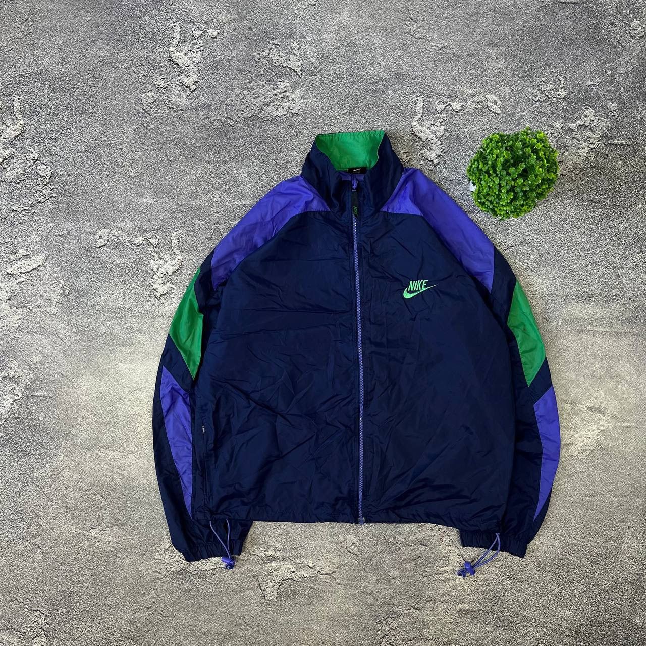 Nike Vintage 80s Womens Nike Nylon Track Top Jacket Size M Size M / US 6-8 / IT 42-44 - 1 Thumbnail