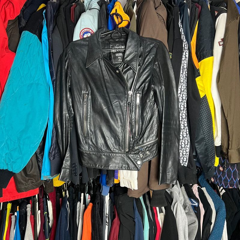 biker jacket Diesel XS lamb skin
