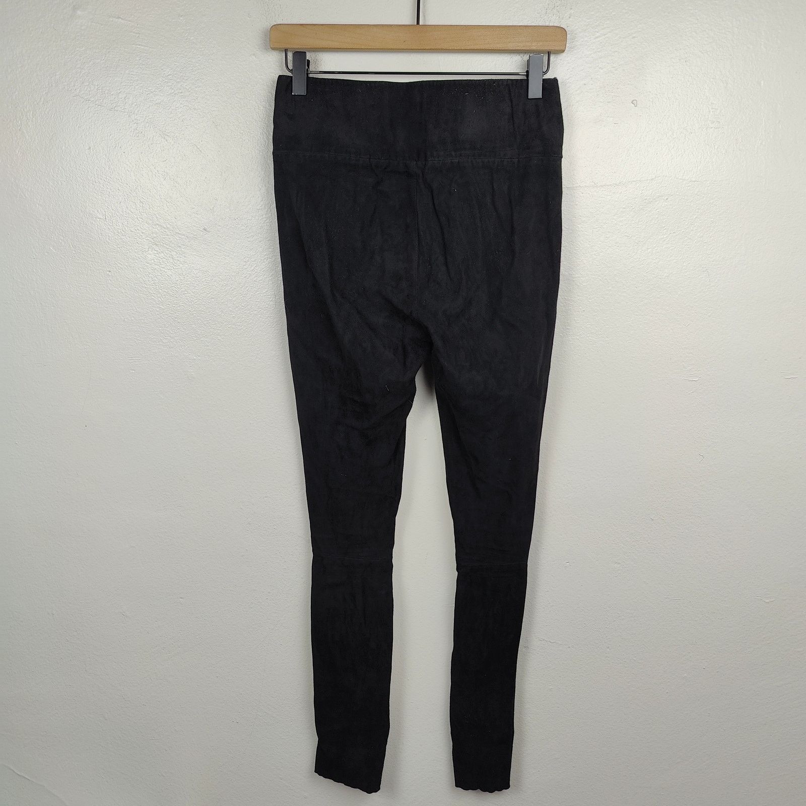 Other SPRWMN Black Suede Ankle Pants Womens Small Black Size 27" / US 4 / IT 40 - 5 Thumbnail