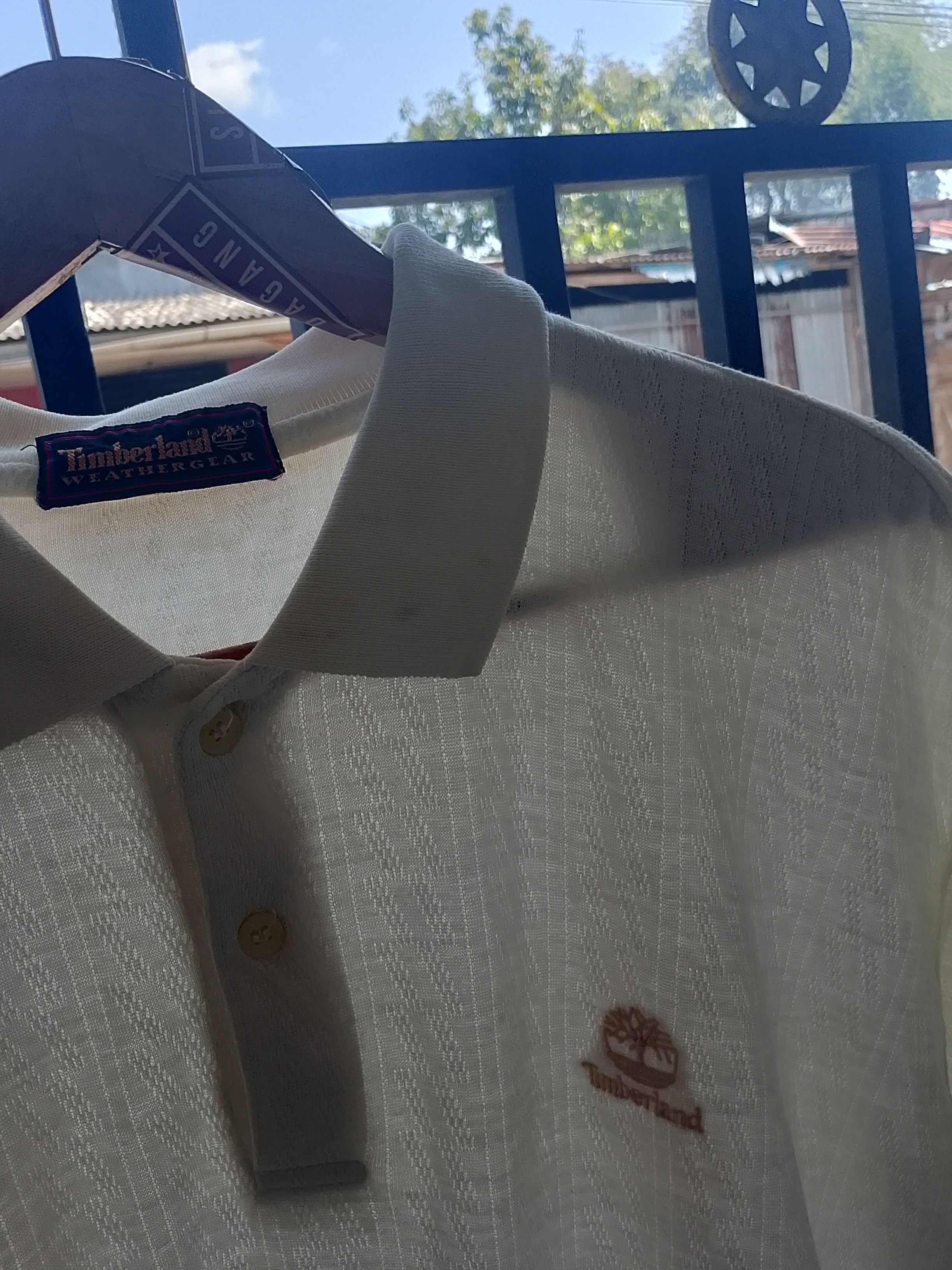 Timberland Vintage Timberland Textured Cotton Polo Old Money Aesthetic Size US L / EU 52-54 / 3 - 5 Thumbnail
