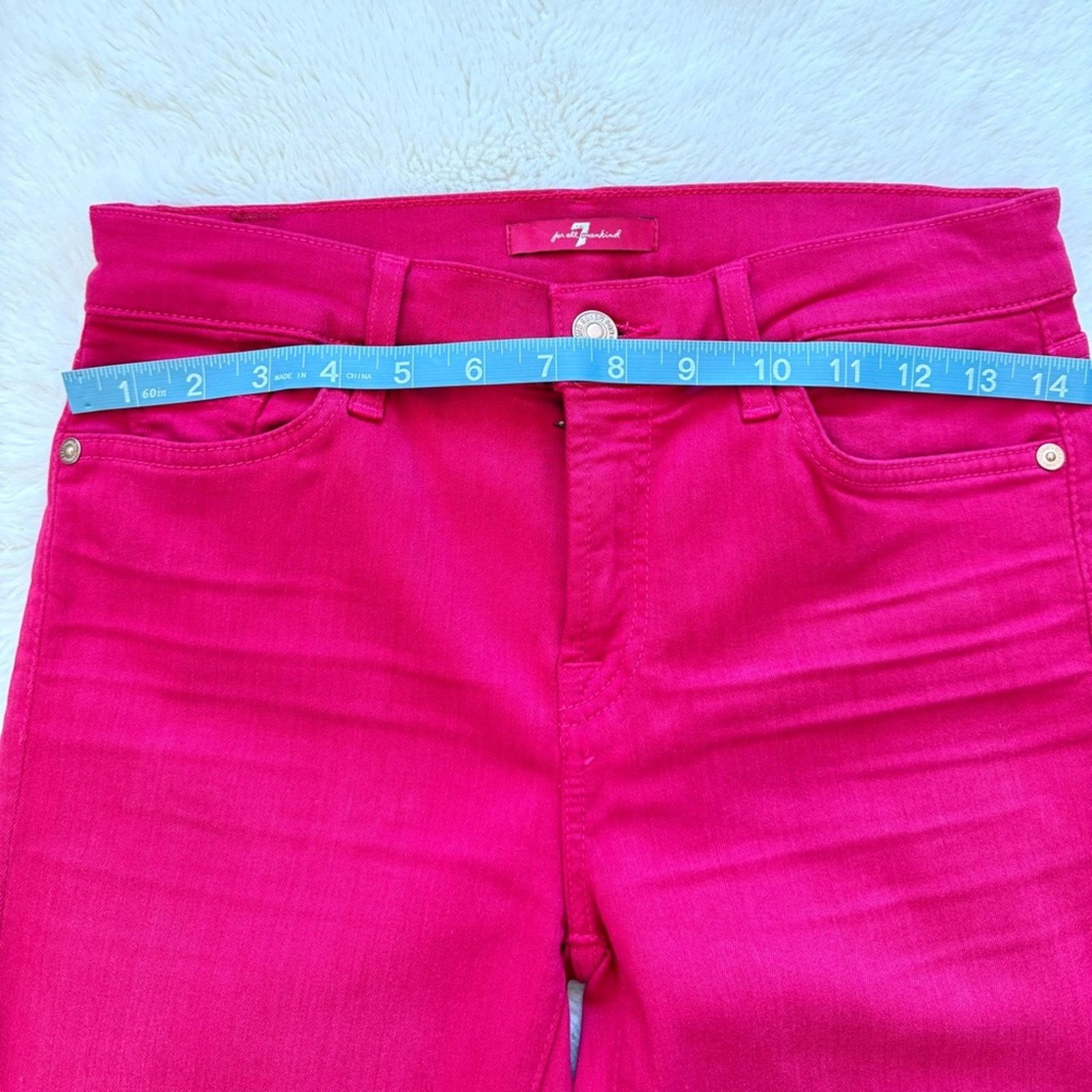 7 For All Mankind 7 for all mankind women skinny jeans size 27 US Size 27" / US 4 / IT 40 - 9 Thumbnail