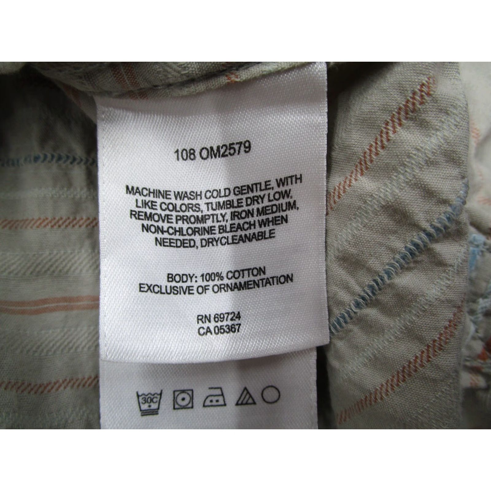 Mountain Hardwear Mountain Hardwear Mens Large Beige Shirt Button Up Pearl Snaps Hike Camp Work Size US L / EU 52-54 / 3 - 5 Thumbnail