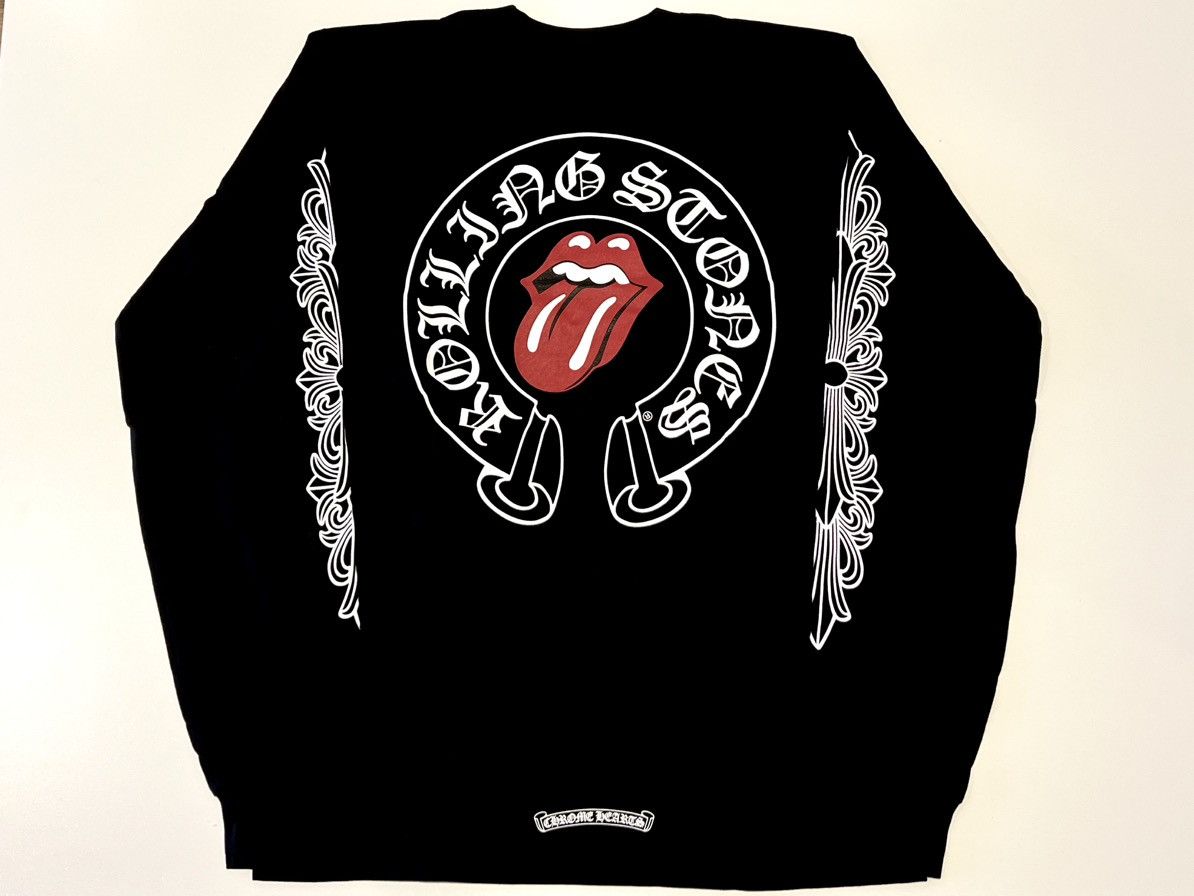 Chrome Hearts × The Rolling Stones Chrome Hearts x Rolling Stone Long Sleeves Tee Size US L / EU 52-54 / 3 - 1 Thumbnail