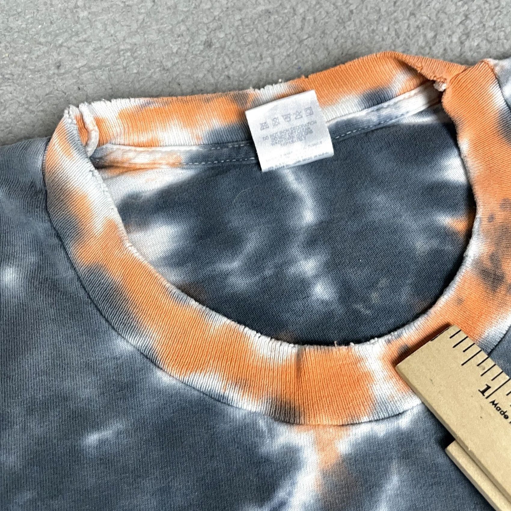 Fruit Of The Loom VINTAGE Fruit of the Loom T-Shirt Adult XL Orange Tie Dye 90s FOTL Swimming Distressed Vtg* Size US XL / EU 56 / 4 - 4 Thumbnail