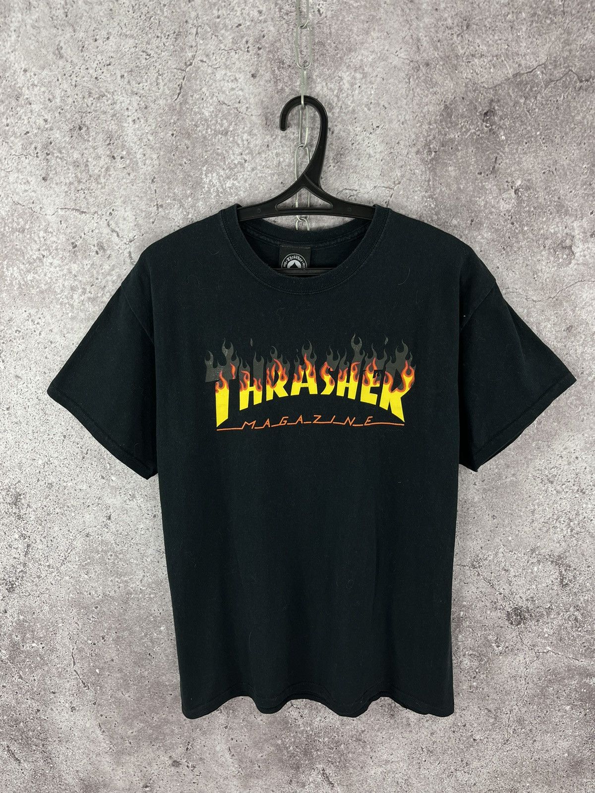 Other Thrasher T-Shirt Black Big Logo “Fire” Y2K Size L Size US L / EU 52-54 / 3 - 1 Thumbnail