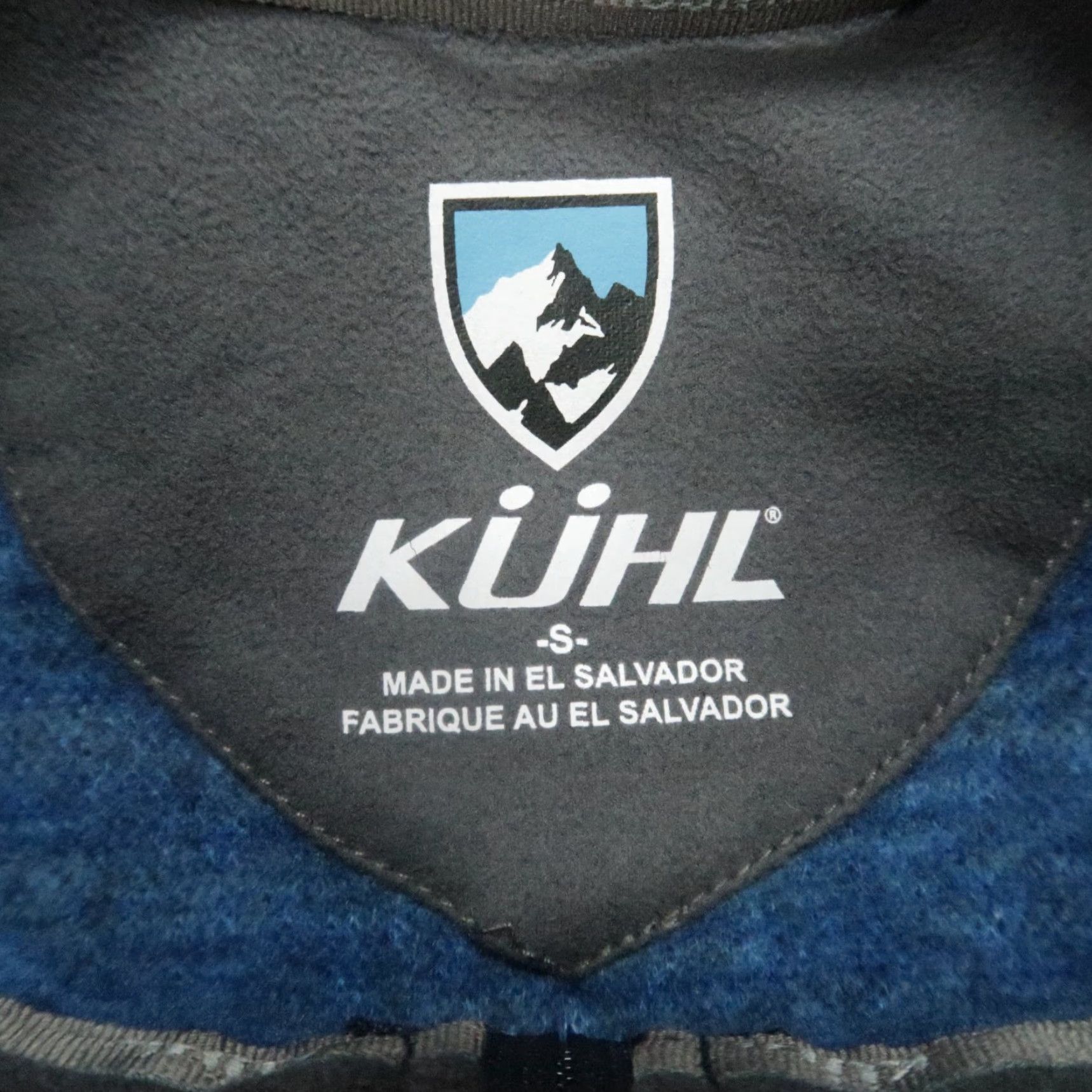 Vintage Kuhl Pullover Mens Small Blue 1/4 Zip Chianti Fleece Wool Blend Hiking Jumper Size US S / EU 44-46 / 1 - 4 Thumbnail