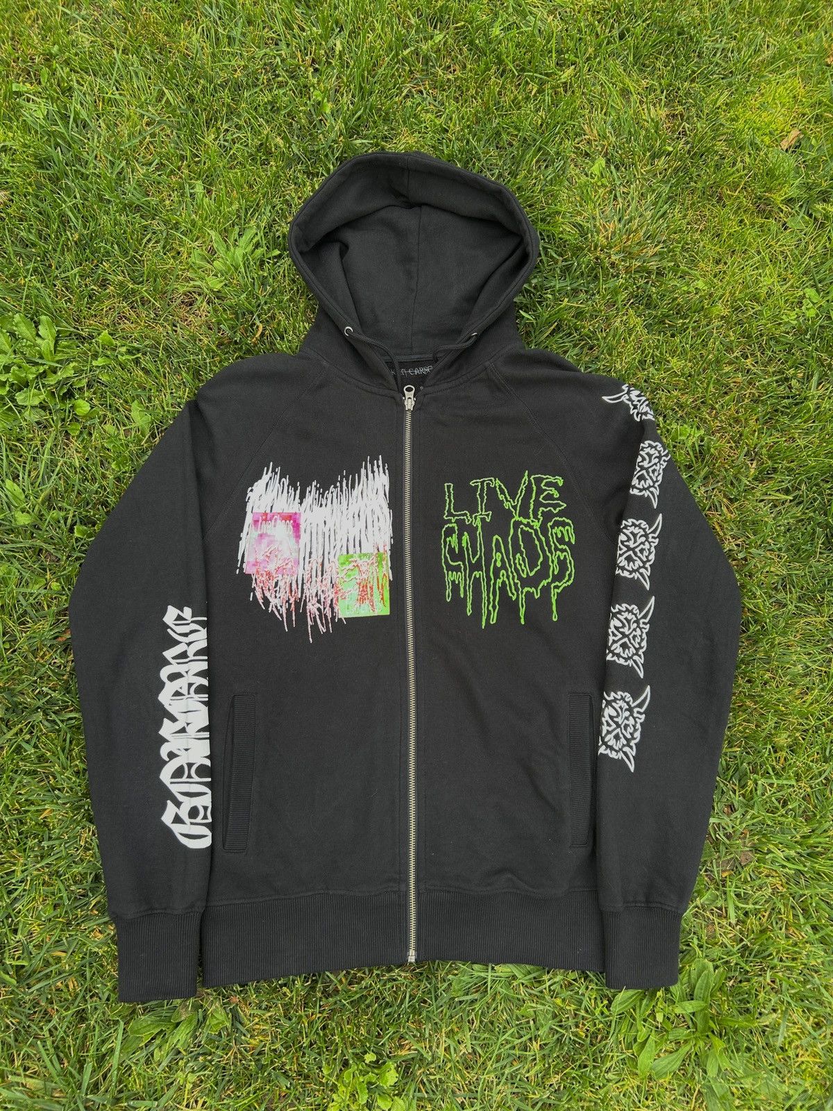 Ken Carson × Streetwear Ken Carson Europe chaos tour zipup | Grailed