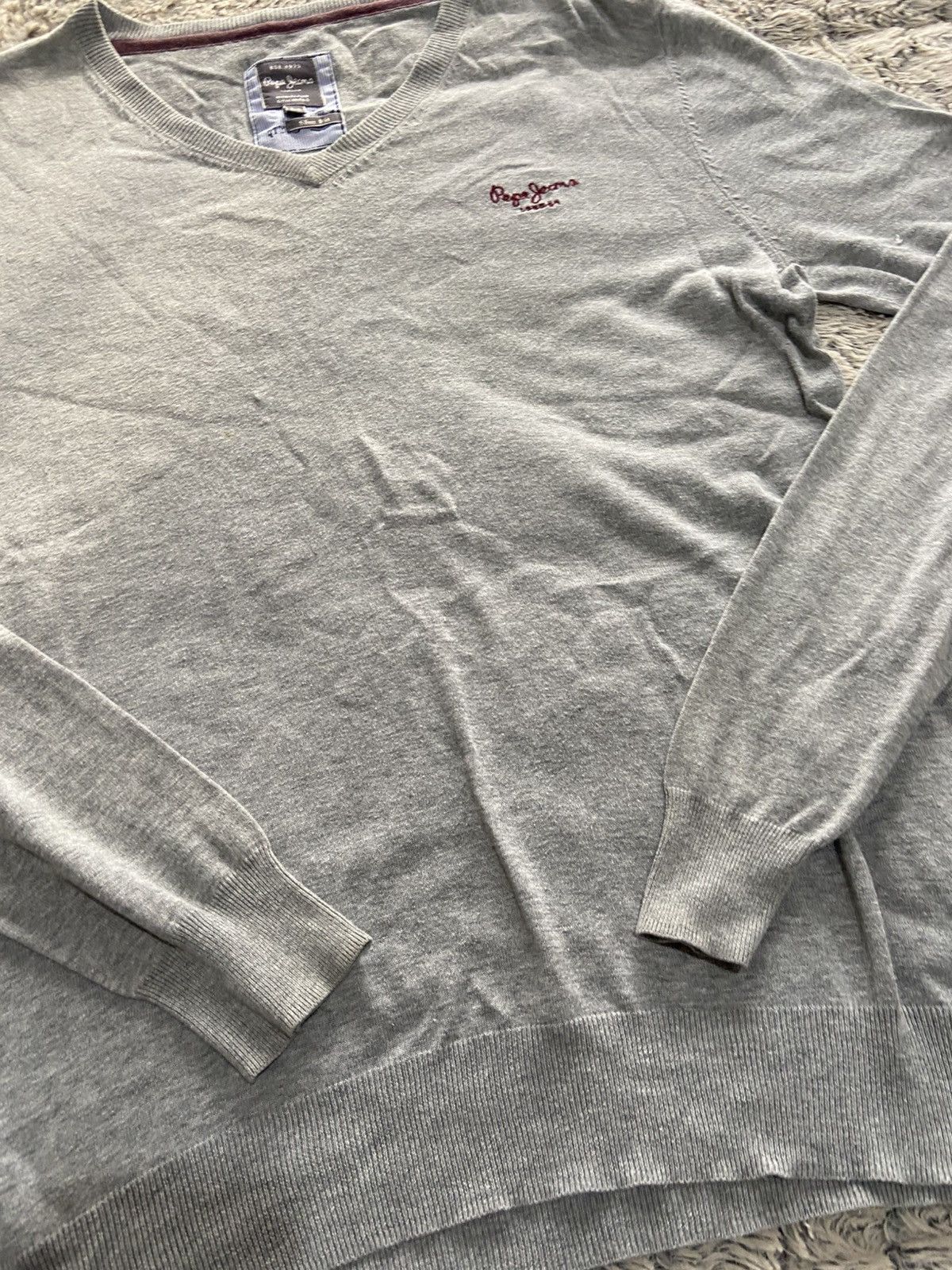 Pepe Jeans × Vintage Pepe Jeans London Slim Fit Sweater Size M Size US M / EU 48-50 / 2 - 5 Thumbnail