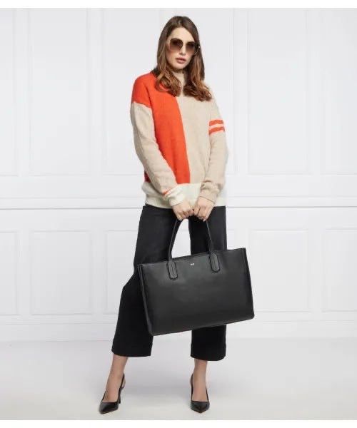 Hugo Boss Hugo Boss Alpaca Wool Blend loose sweater with colorful Size S / US 4 / IT 40 - 1 Thumbnail