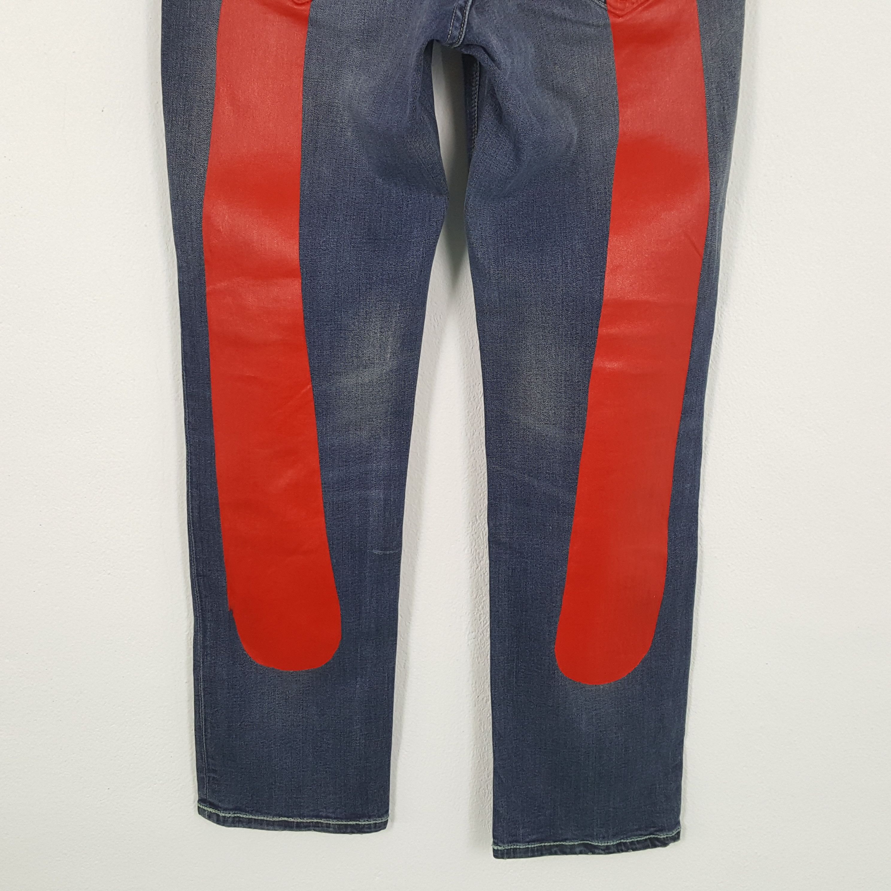 Evisu × Puma × Vintage EVISU x PUMA Japanese Brand Streetwear Custom Daicock Jeans Size 30" / US 8 / IT 44 - 3 Thumbnail