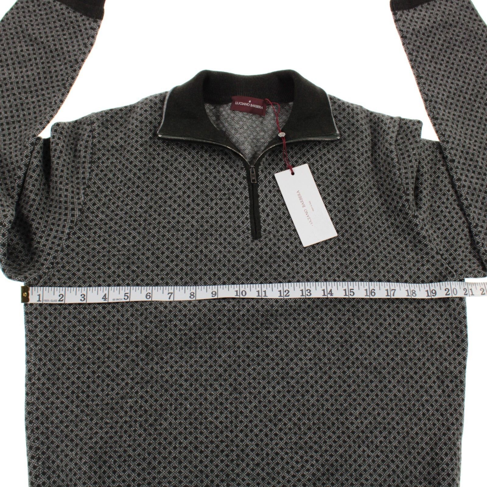 Luciano Barbera Luciano Barbera Sweater Size US L in Green Size US L / EU 52-54 / 3 - 6 Thumbnail
