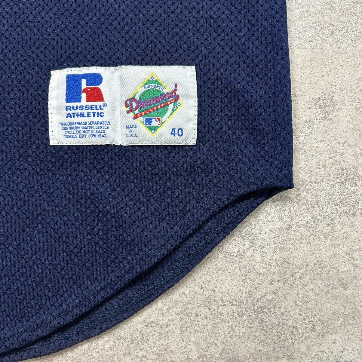 MLB × Russell Athletic × Vintage VTG 90s CLEVELAND INDIANS JOSE MESA RUSSELL PRACTICE JERSEY Size US M / EU 48-50 / 2 - 5 Thumbnail
