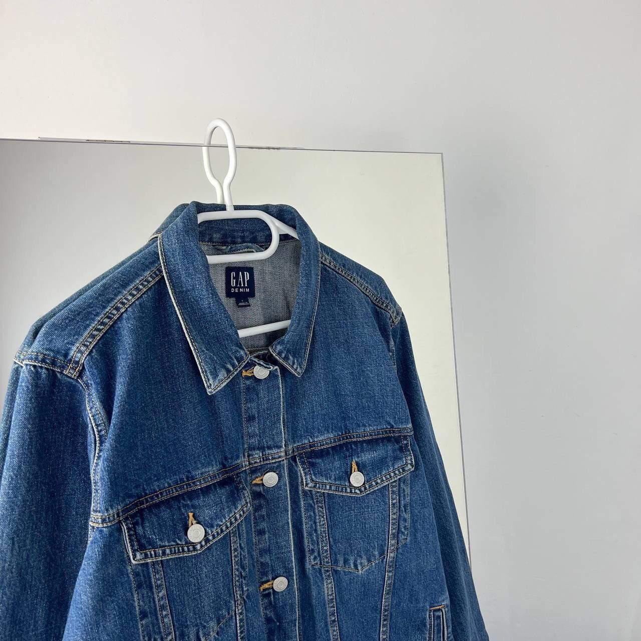 Gap Gap Denim Vintage Baggy Jacket Y2K Style Size US L / EU 52-54 / 3 - 2 Thumbnail