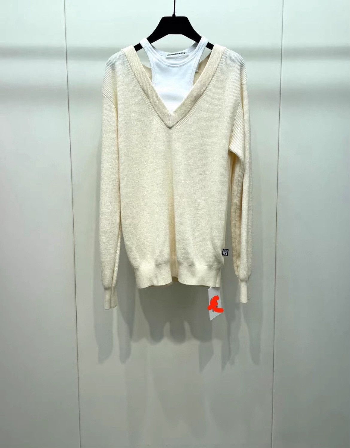 Alexander Wang Alexander Wang Fake Two-Piece Knit Sweater Size XS / US 0-2 / IT 36-38 - 1 Thumbnail