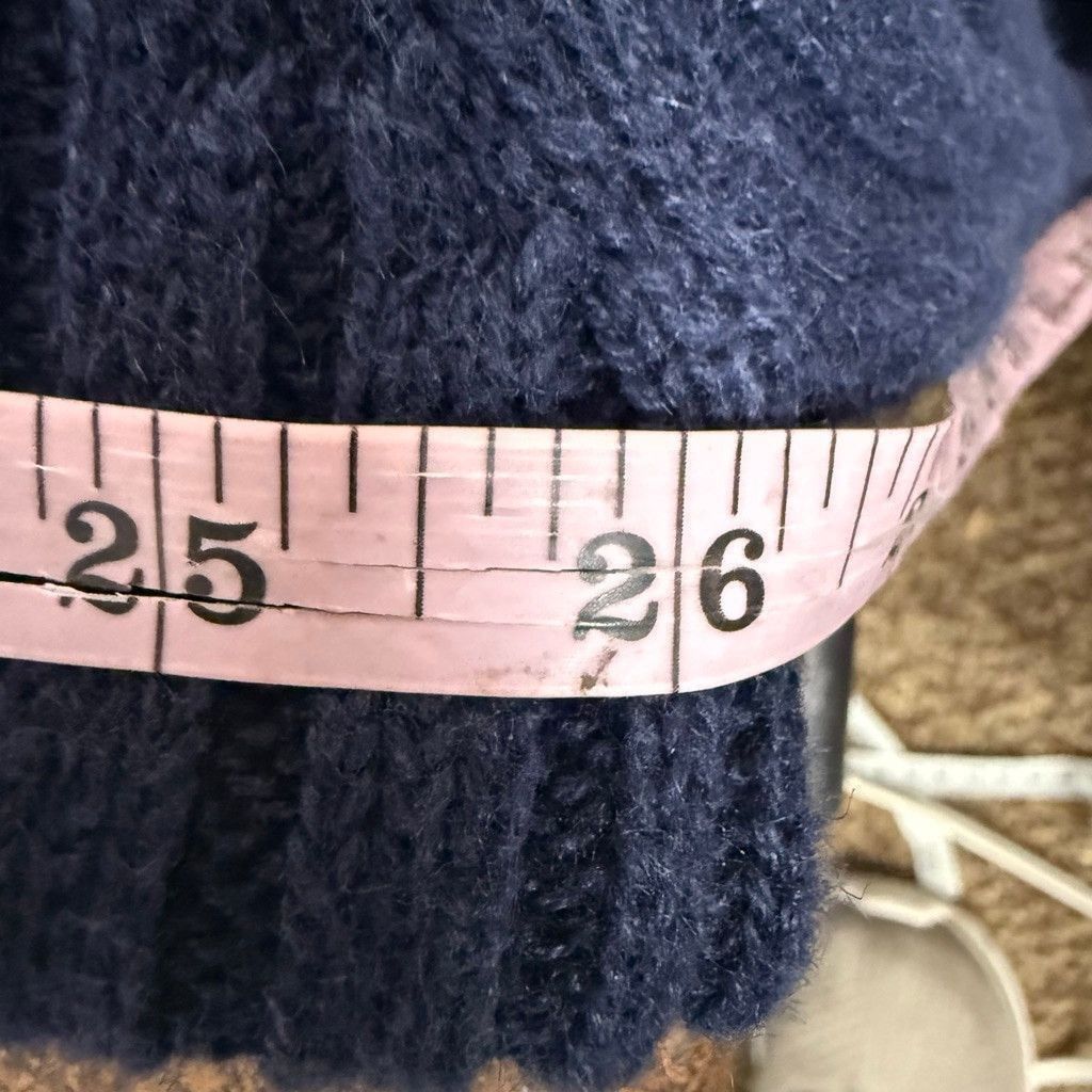 Towncraft Men's TOWNCRAFT Navy Blue Ribbed Crewneck Sweater L Size US L / EU 52-54 / 3 - 12 Thumbnail