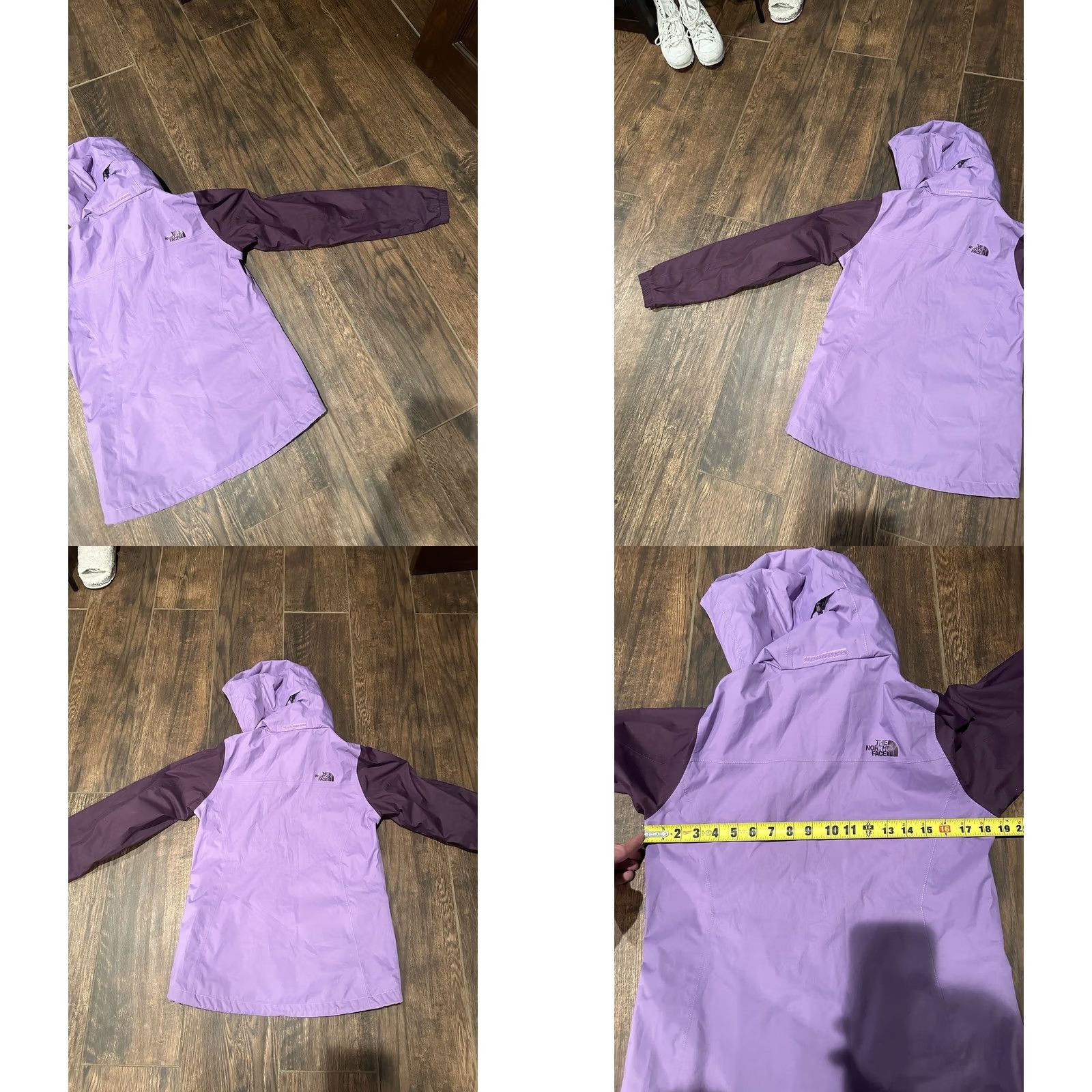 The North Face VINTAGE? The North Face DryVent Women's Purple Zip Hooded Long Sleeve Rain Jacket Sz S Size S / US 4 / IT 40 - 9 Thumbnail