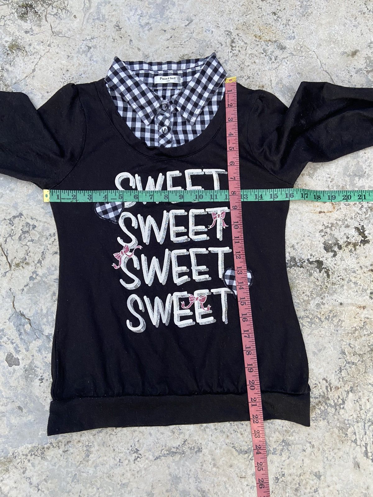 If Six Was Nine Vtg Y2K paint set women sweatshirt double layer Size S / US 4 / IT 40 - 8 Thumbnail