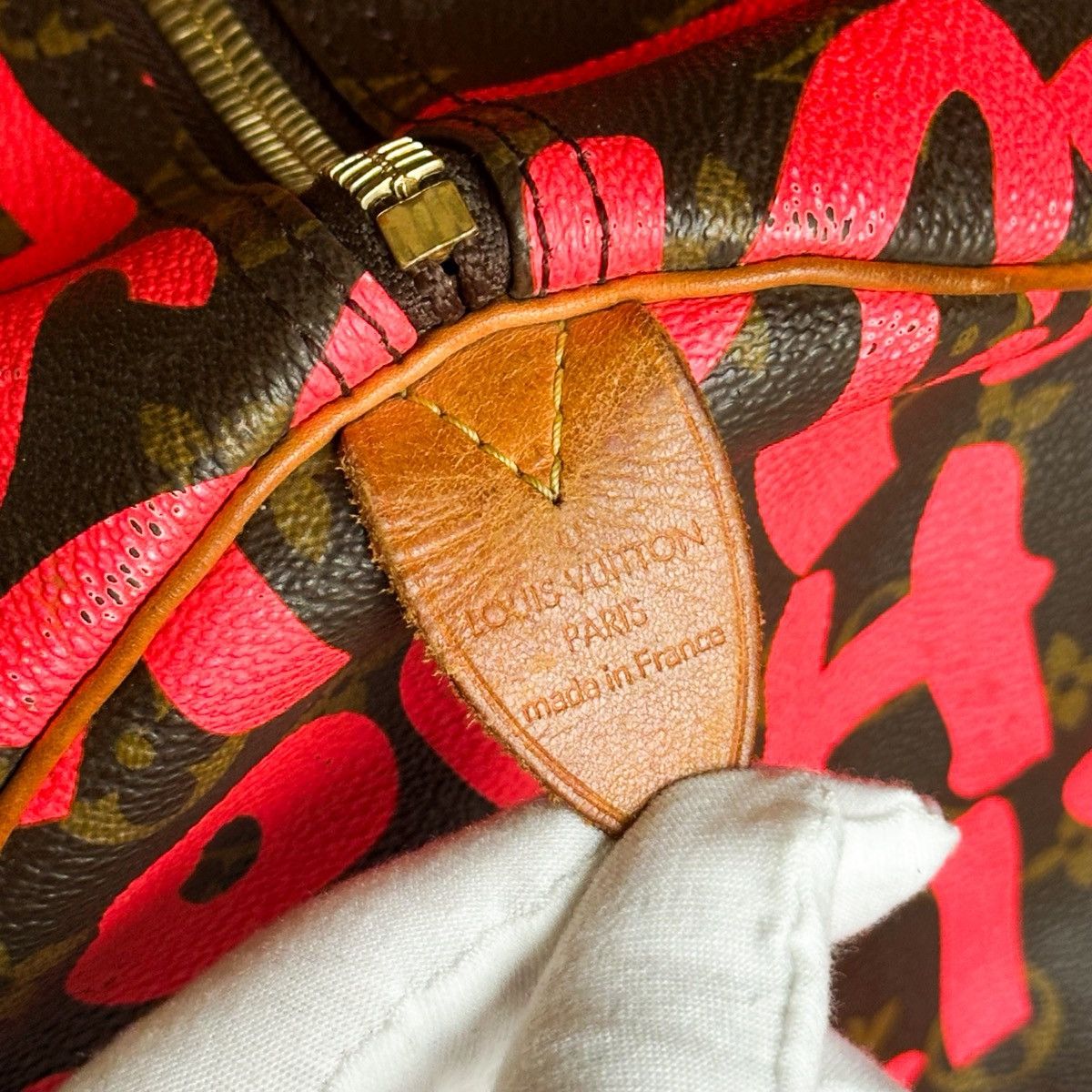 Louis Vuitton × Stephen Sprouse LV Stephen Sprouse Monogram Graffiti Keepall 50 Duffle Bag Size ONE SIZE - 11 Thumbnail