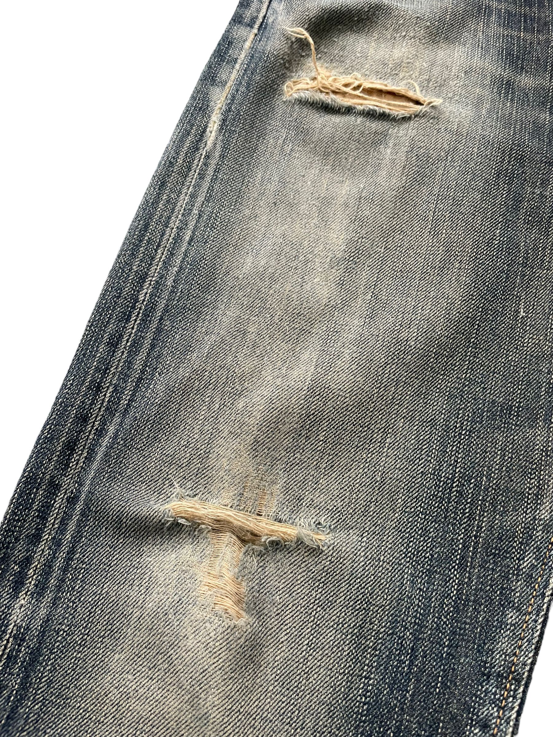 Edwin Vintage Mudwash Edwin 505ZXX Distresed Selvedge Denim Size US 30 / EU 46 - 2 Thumbnail