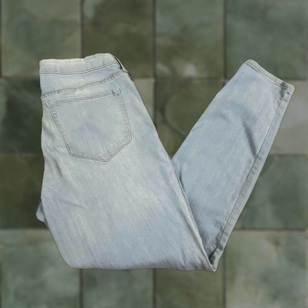 Old Navy Old Navy Rockstar Skinny Jeans 16 Blue Mid Rise Stretch Women's Size 38" / US 16 / IT 52 - 1 Thumbnail