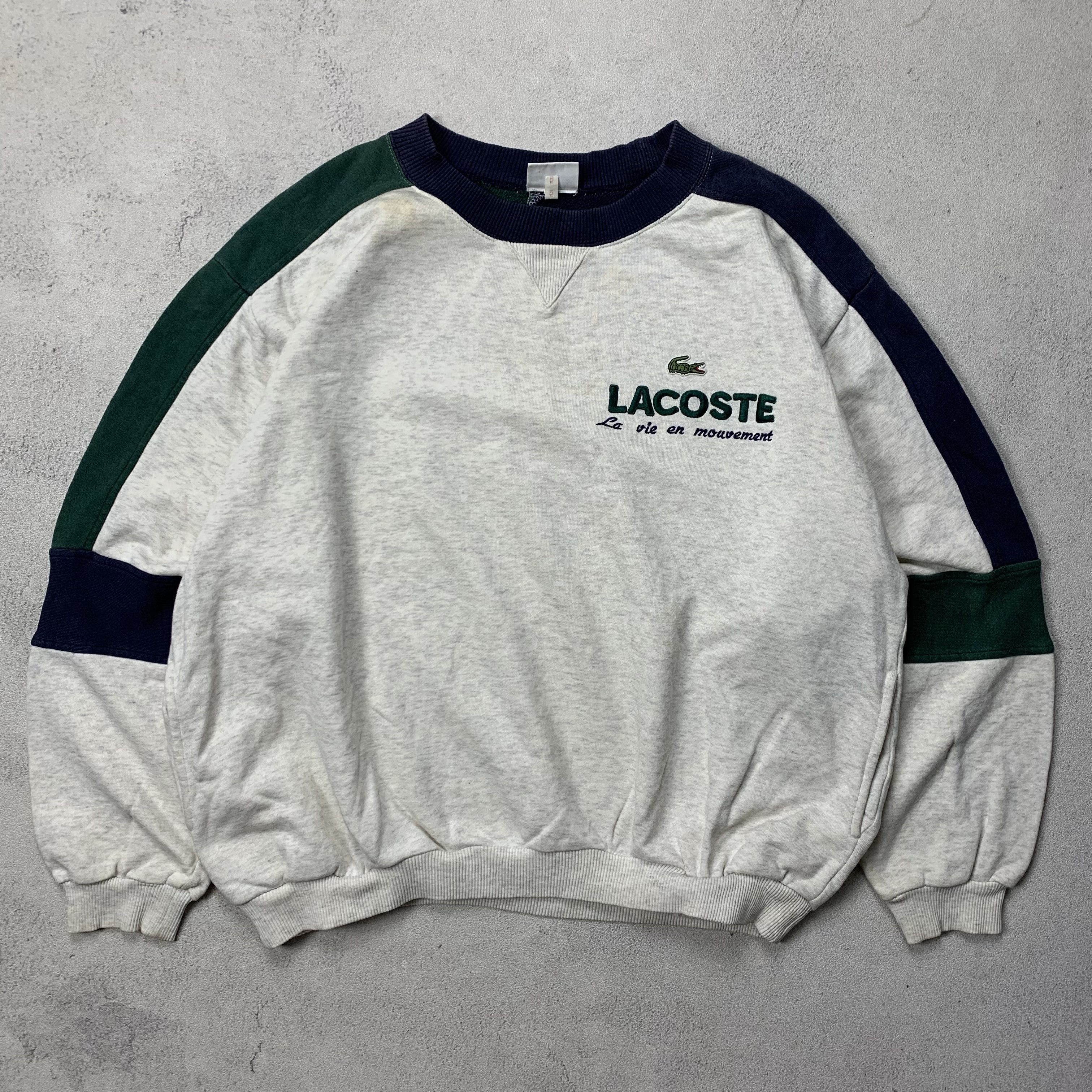 Lacoste Vintage 90s Lacoste Boxy Fit Oversized Sweatshirt Crewneck Size US M / EU 48-50 / 2 - 2 Thumbnail