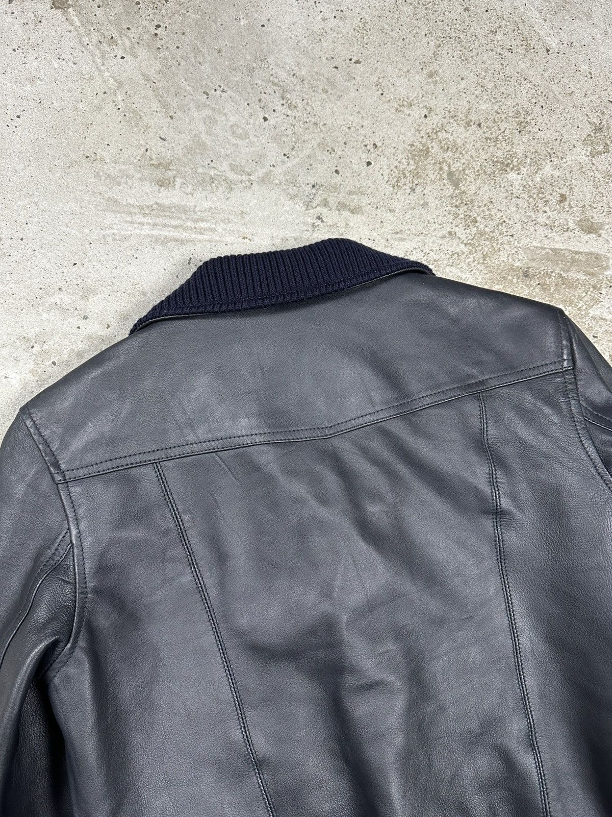 Genuine Leather × Vintage Vintage Y2K Genuine Leather Flyers Utility Bomber Jacket Size US XS / EU 42 / 0 - 10 Thumbnail